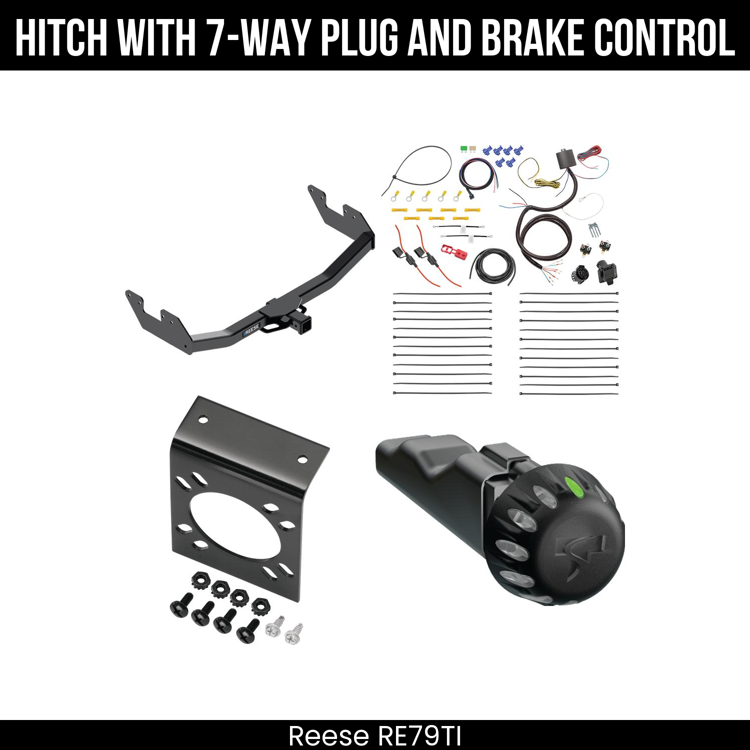 Trailer Hitch , 7-Way , Tekonsha Voyager iD Smart Brake Control