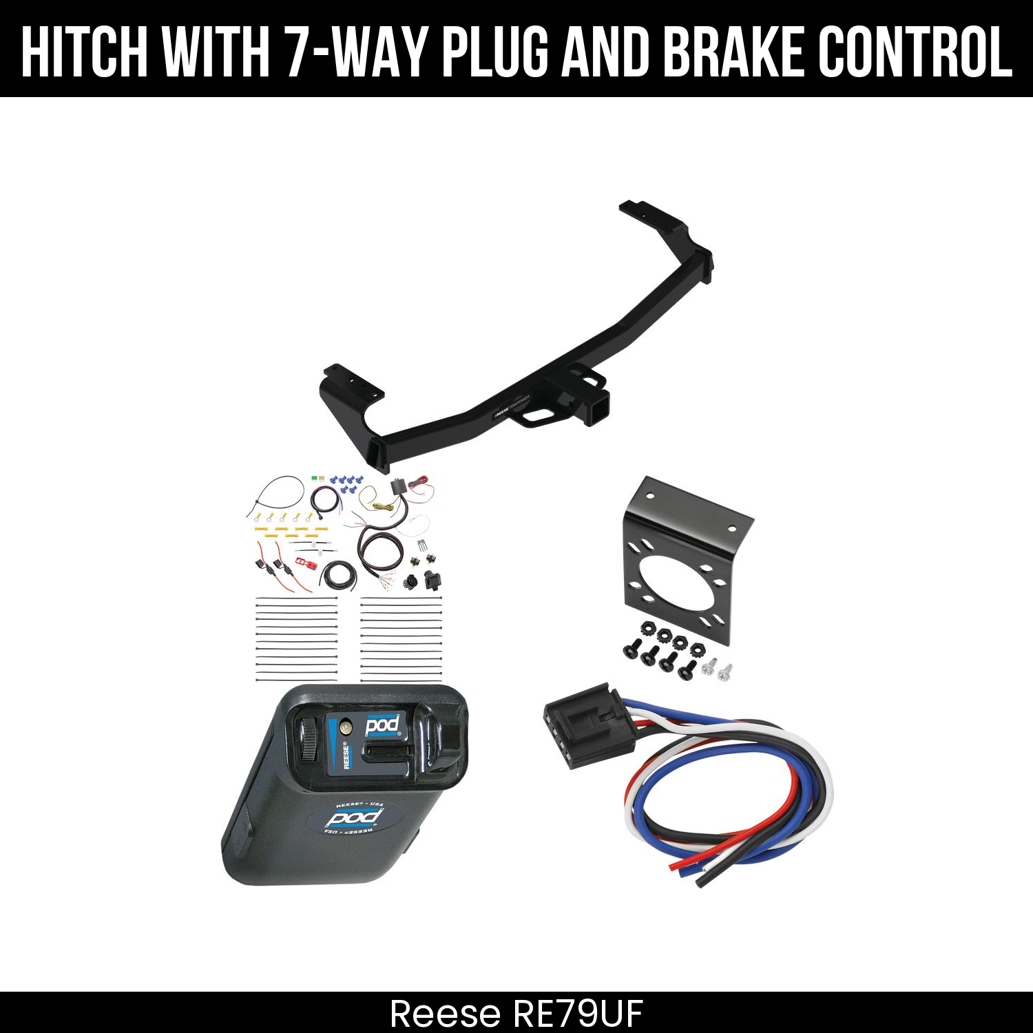 Trailer Hitch , 7-Way , Reese POD Brake Control