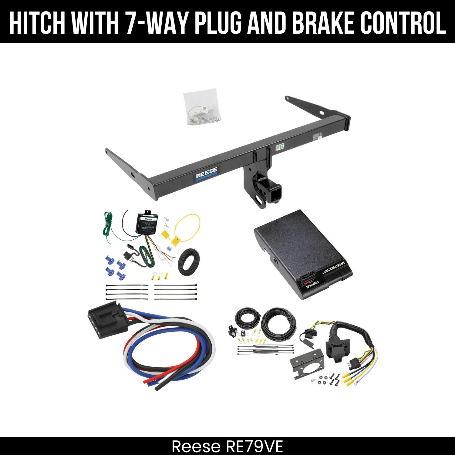 Trailer Hitch , 7-Way , Draw-Tite Activator Brake Control