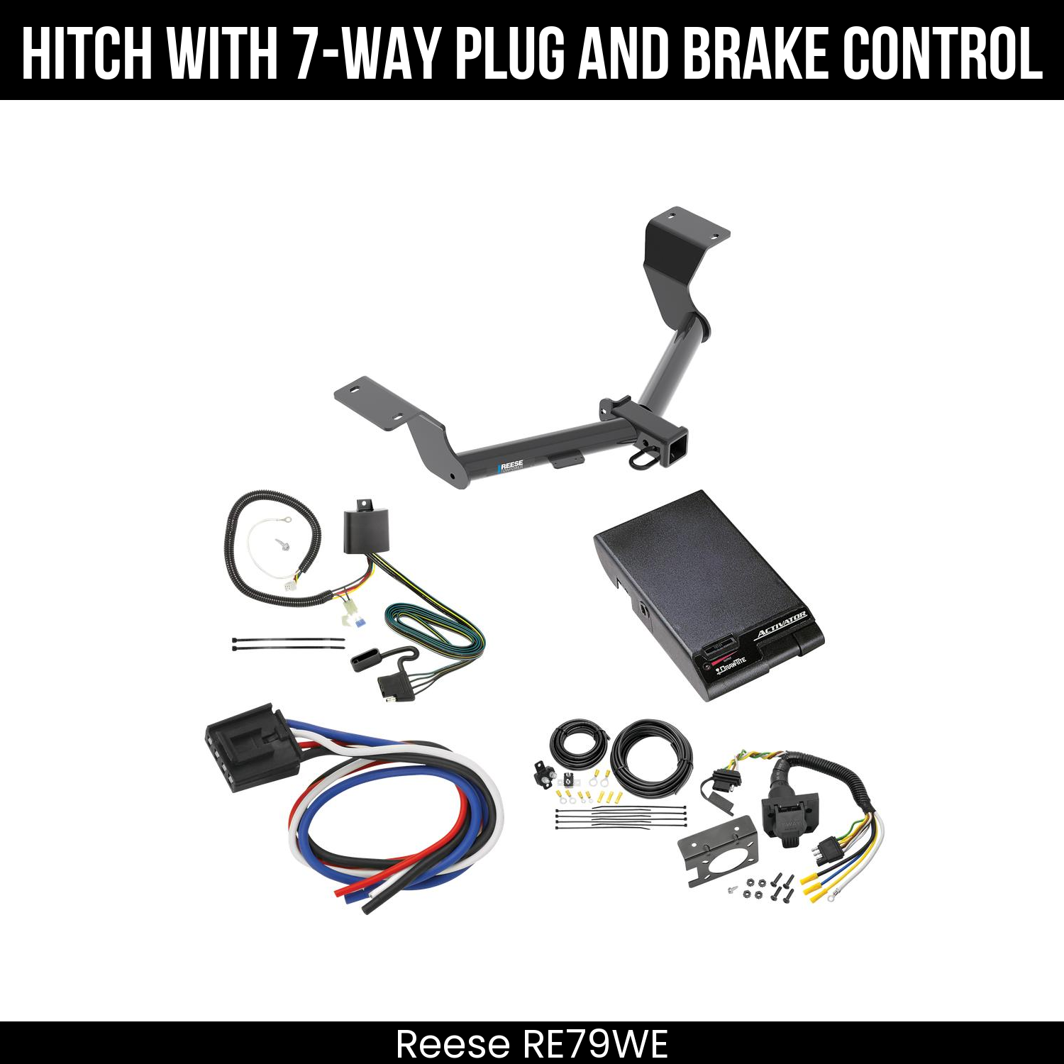 Trailer Hitch , 7-Way , Draw-Tite Activator Brake Control