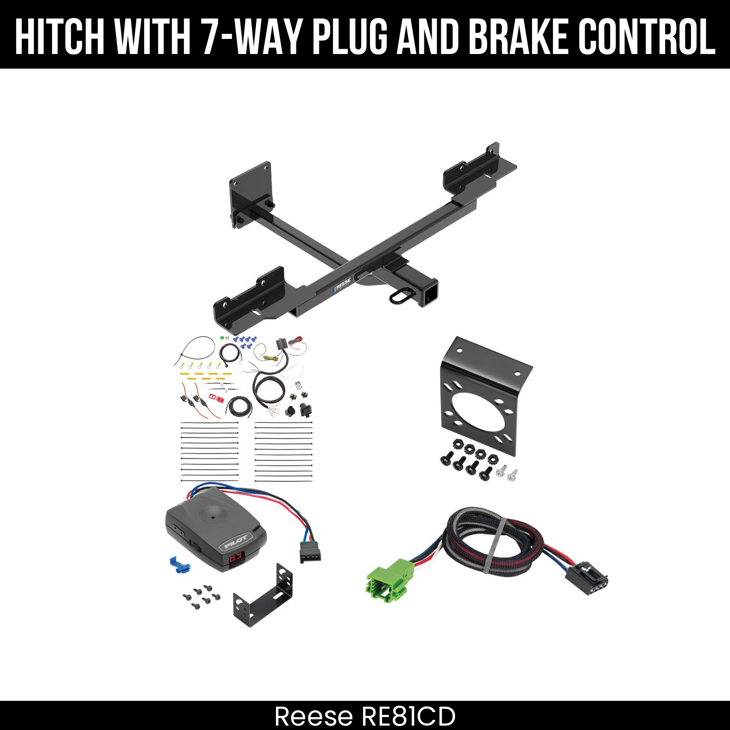 Trailer Hitch , 7-Way , Pro Series Pilot Brake Control