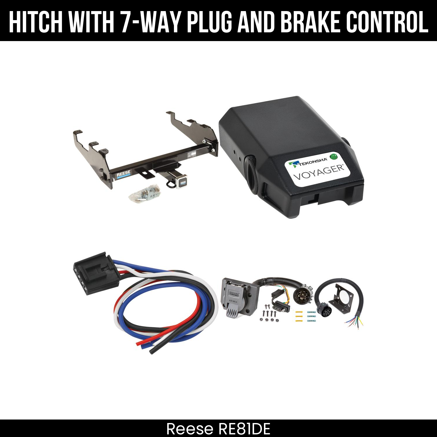 Trailer Hitch , 7-Way , Tekonsha Voyager Brake Control