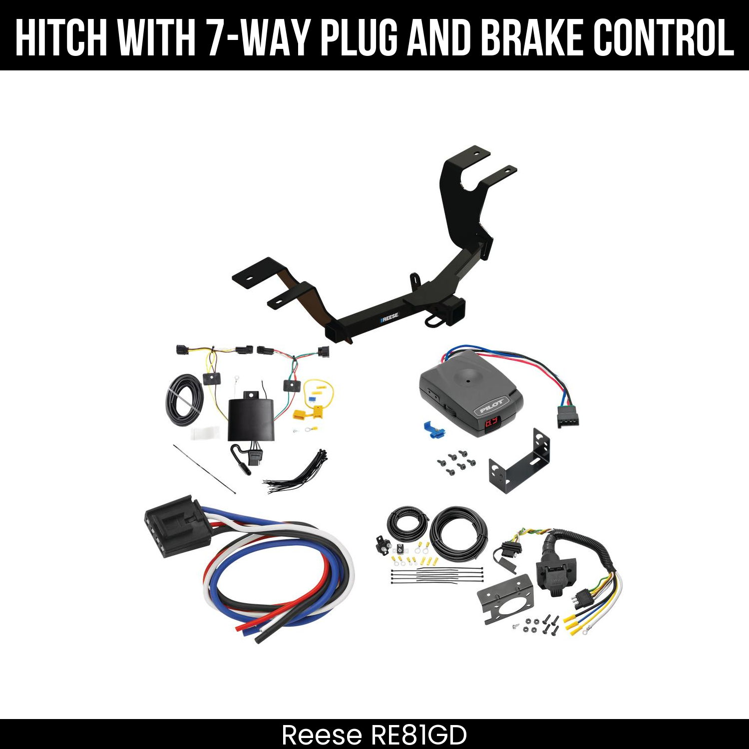 Trailer Hitch , 7-Way , Pro Series Pilot Brake Control