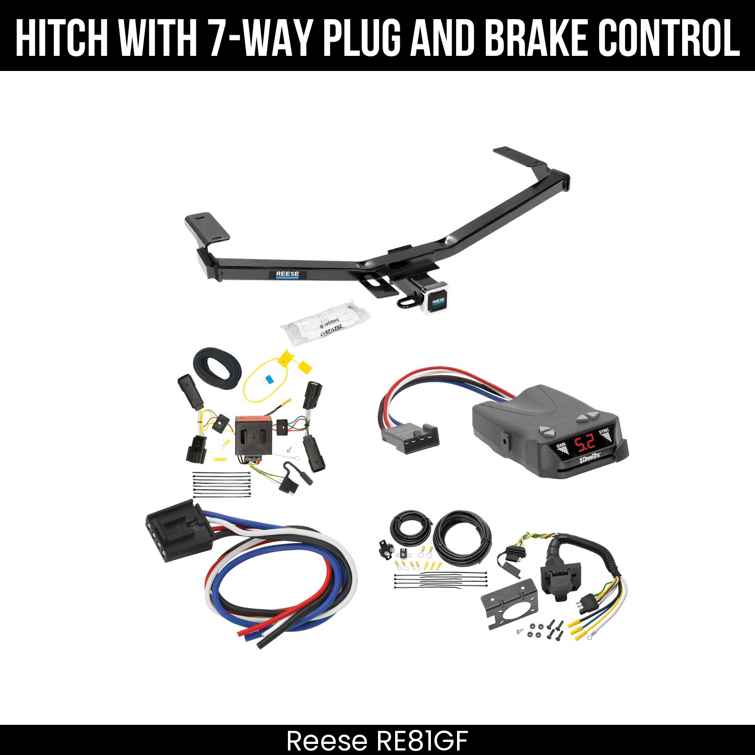 Trailer Hitch , 7-Way , Draw-Tite Activator IV Brake Control