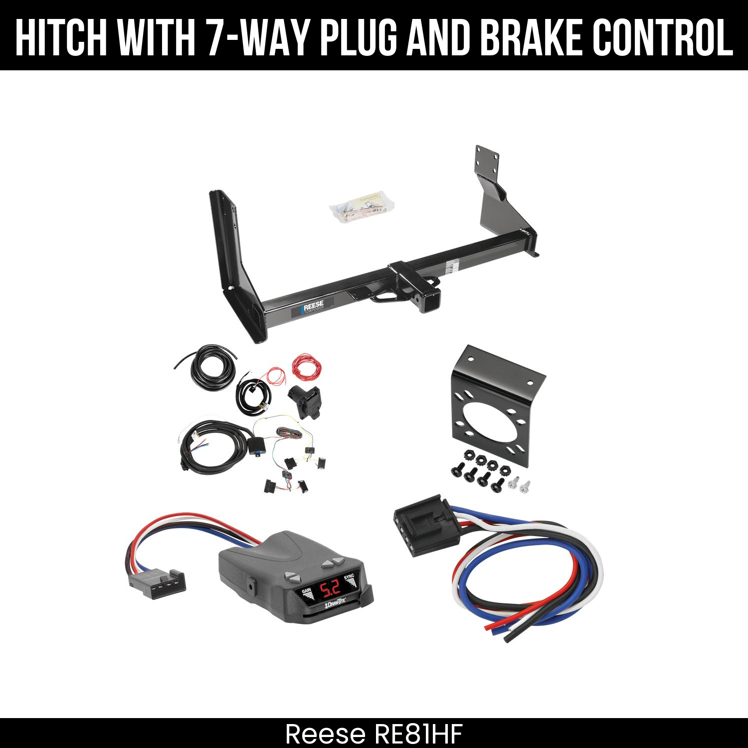 Trailer Hitch , 7-Way , Draw-Tite Activator IV Brake Control