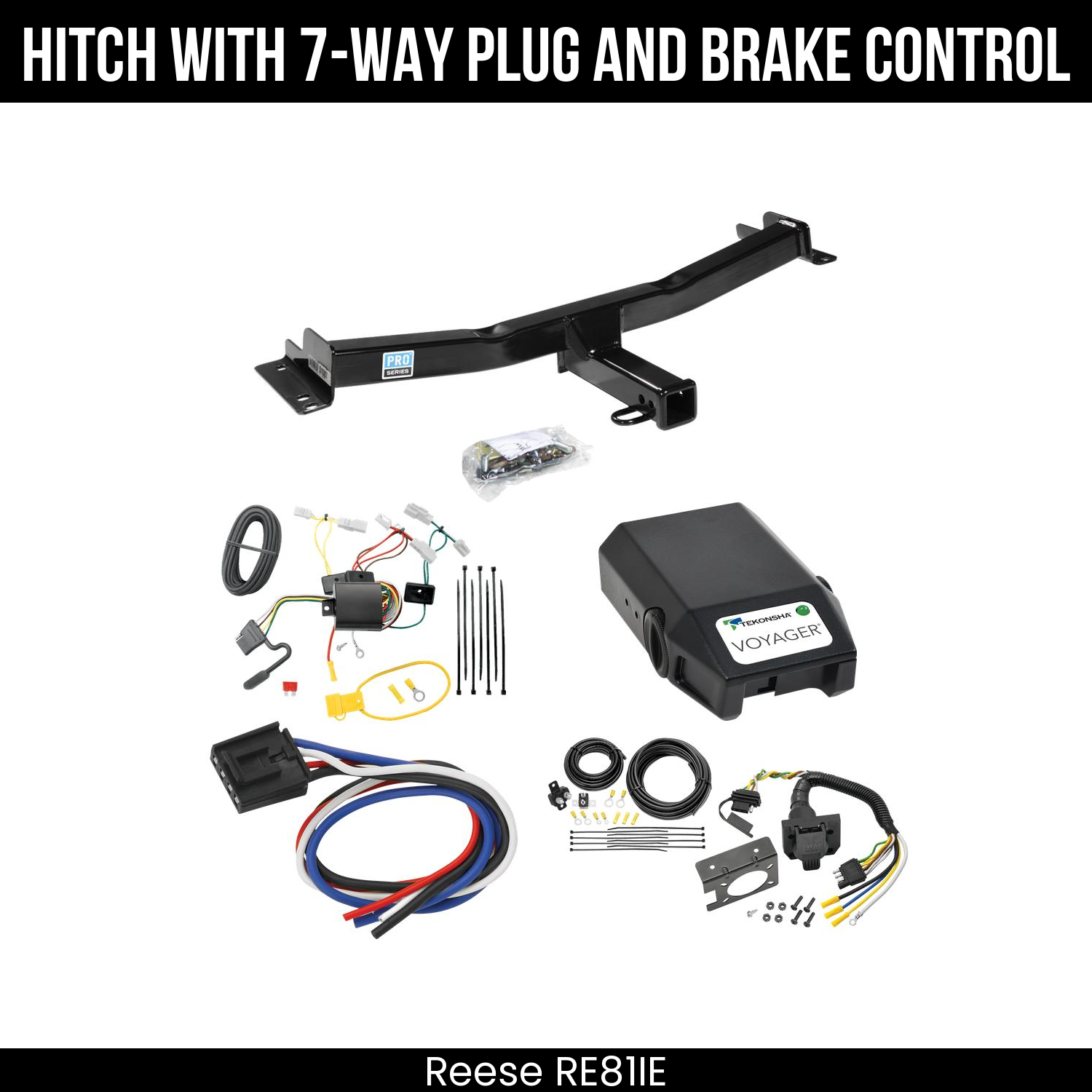 Trailer Hitch , 7-Way , Tekonsha Voyager Brake Control