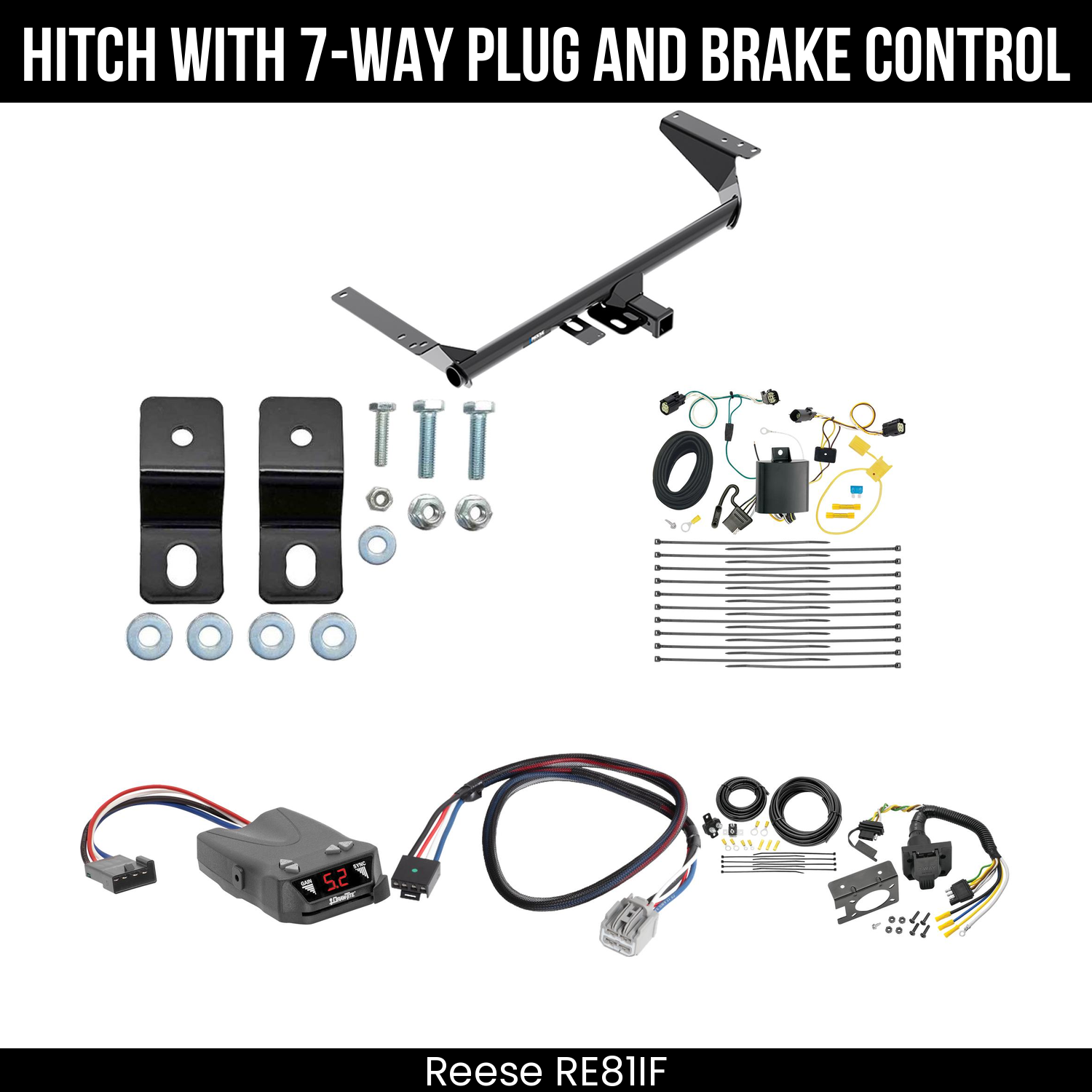 Trailer Hitch , 7-Way , Draw-Tite Activator IV Brake Control