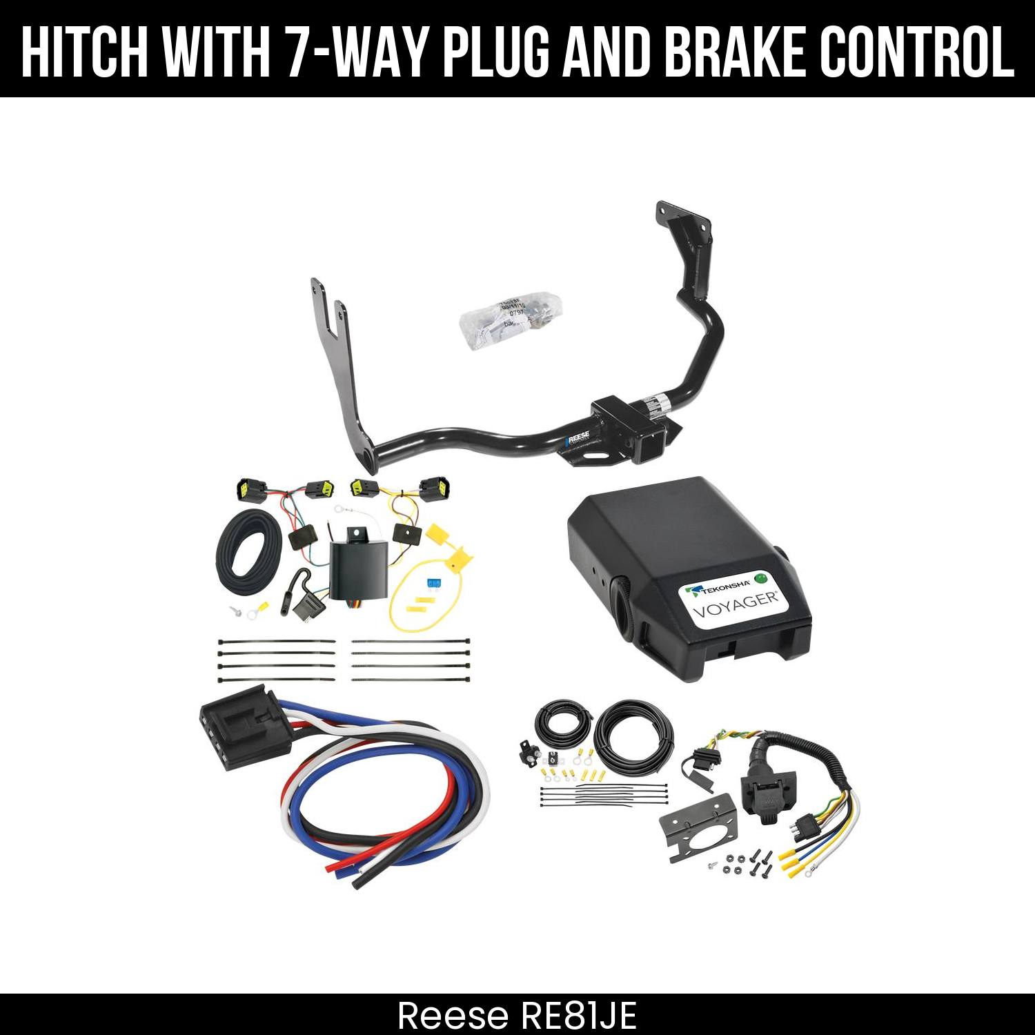 Trailer Hitch , 7-Way , Tekonsha Voyager Brake Control