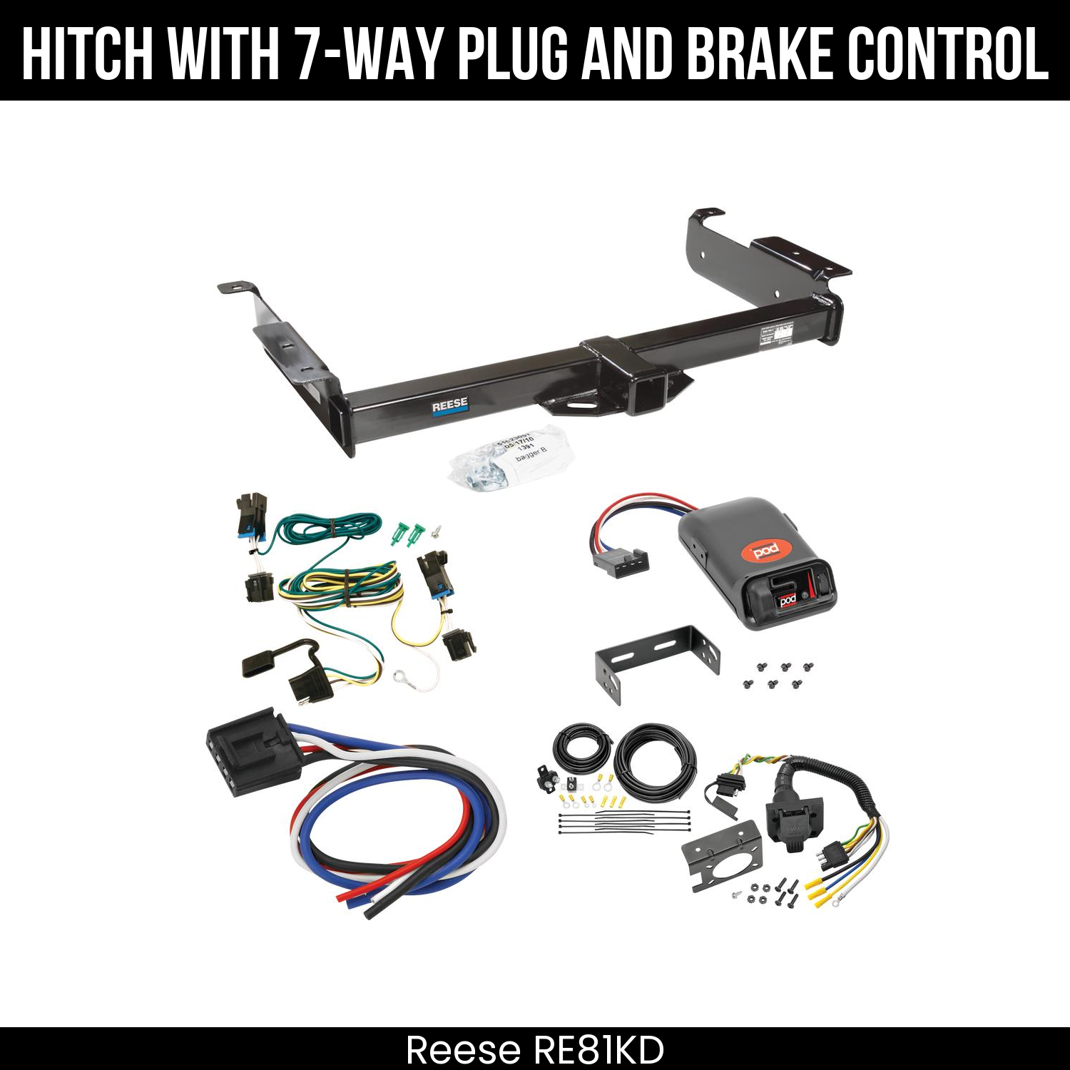 Trailer Hitch , 7-Way , Pro Series POD Brake Control