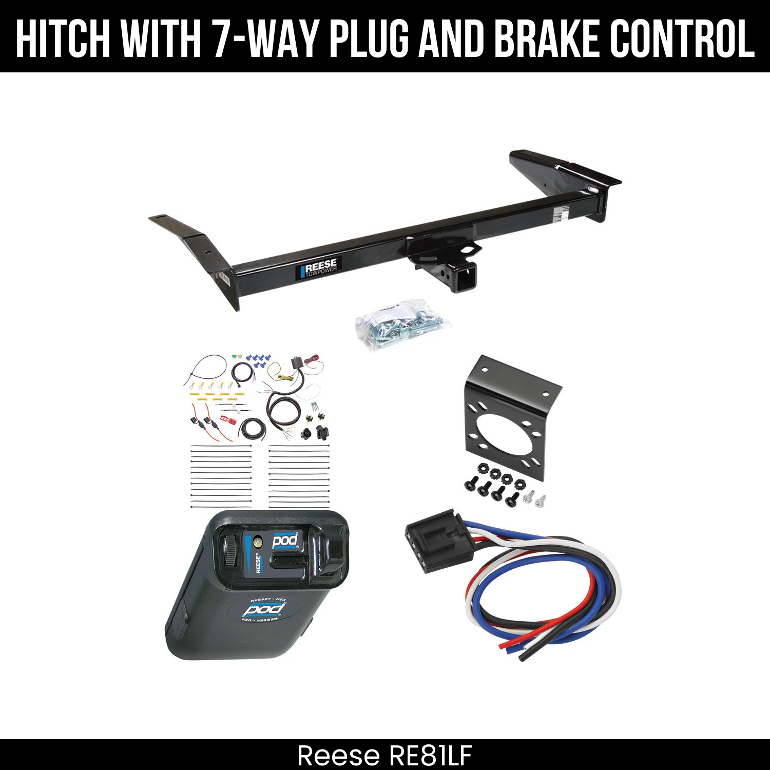 Trailer Hitch , 7-Way , Reese POD Brake Control