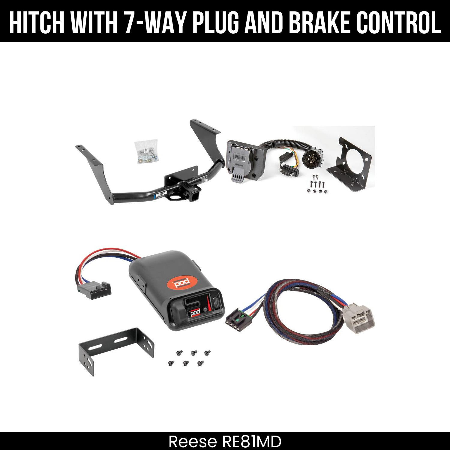 Trailer Hitch , 7-Way , Pro Series POD Brake Control
