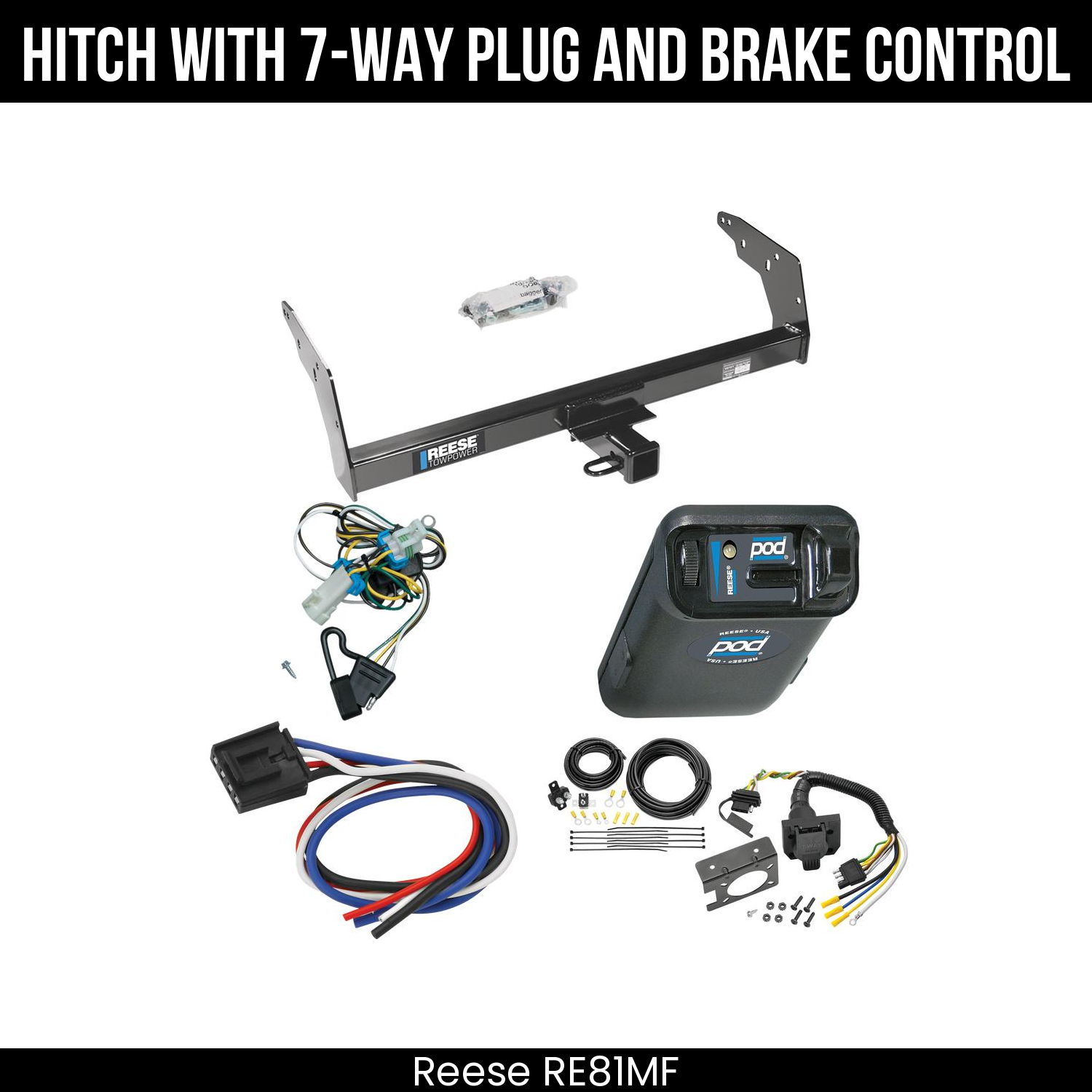 Trailer Hitch , 7-Way , Reese POD Brake Control