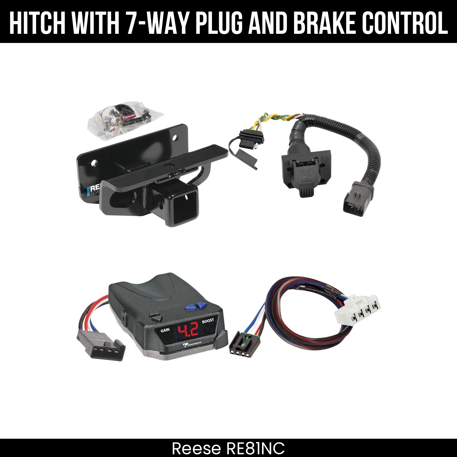 Trailer Hitch , 7-Way , Tekonsha Brake EVN Control