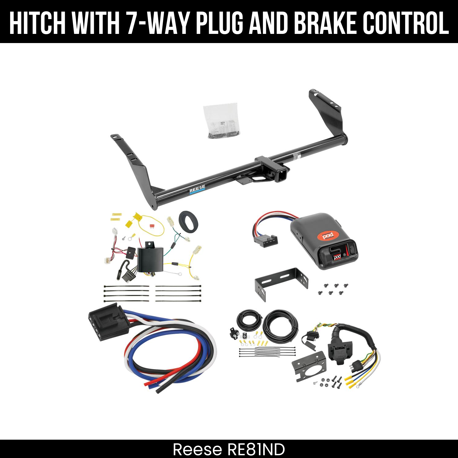 Trailer Hitch , 7-Way , Pro Series POD Brake Control