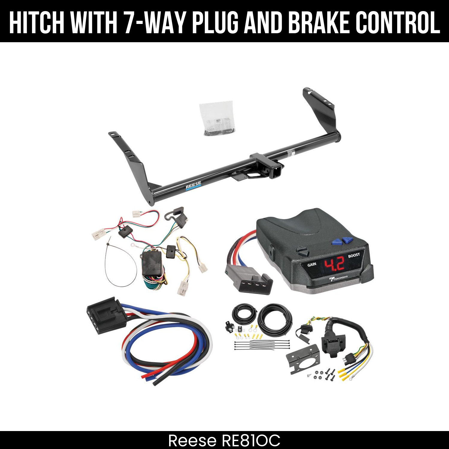 Trailer Hitch , 7-Way , Tekonsha Brake EVN Control