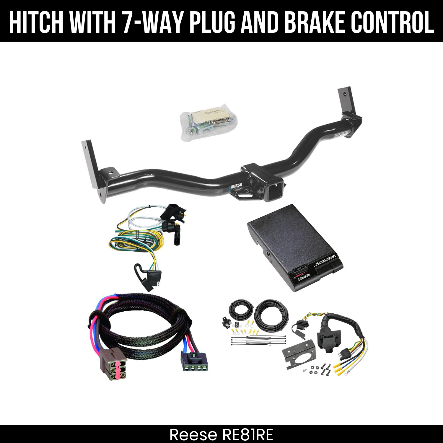 Trailer Hitch , 7-Way , Draw-Tite Activator Brake Control