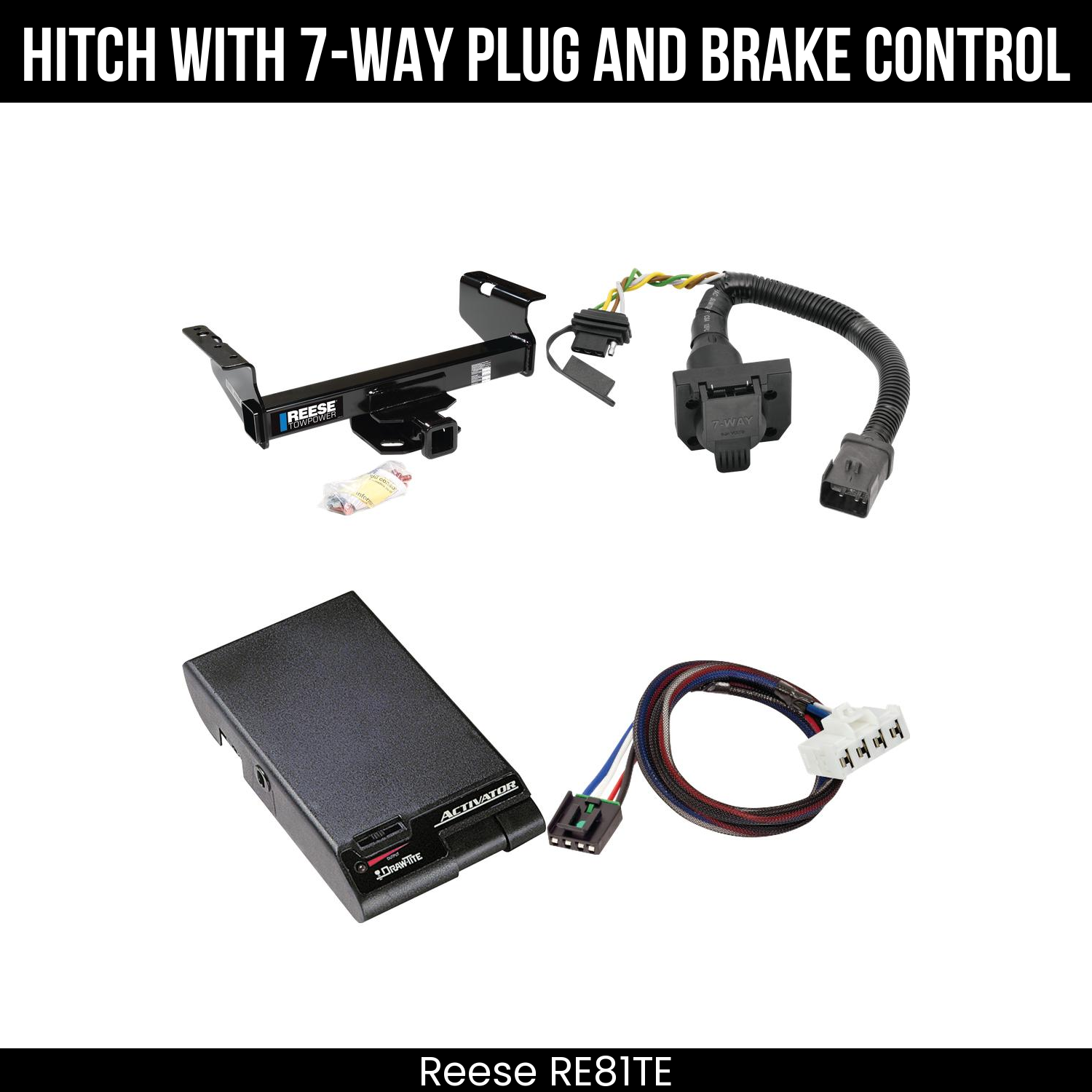 Trailer Hitch , 7-Way , Draw-Tite Activator Brake Control