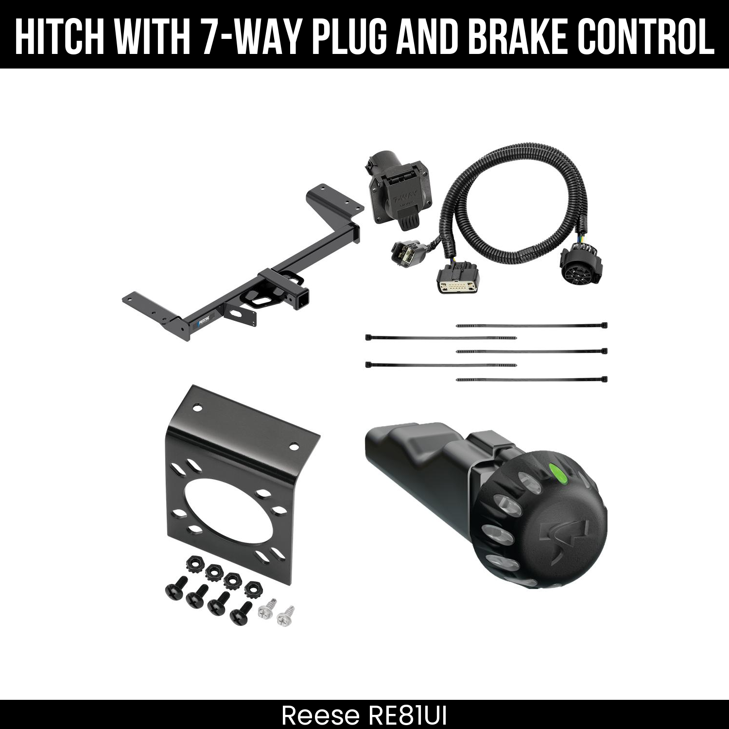 Trailer Hitch , 7-Way , Tekonsha Voyager iD Smart Brake Control