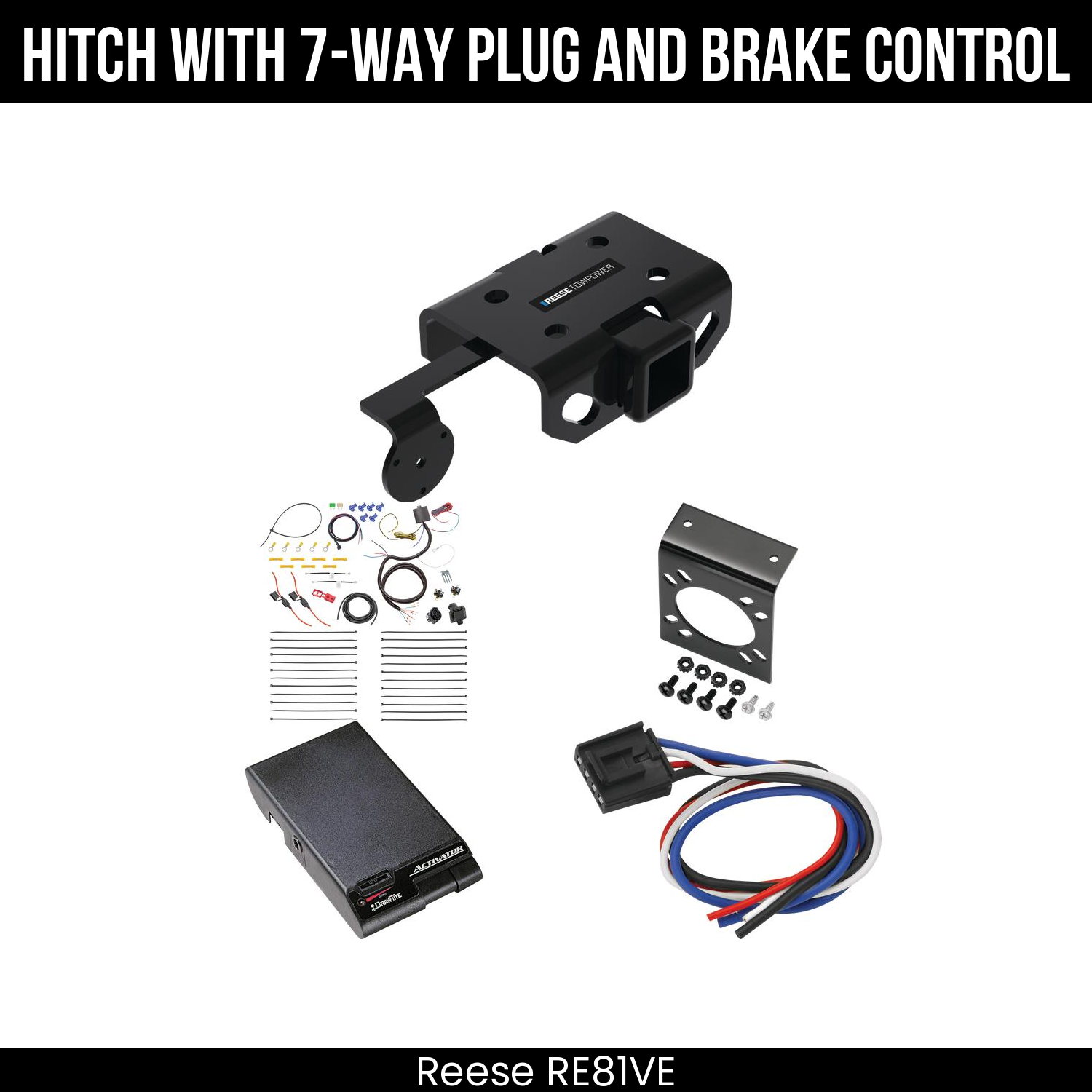 Trailer Hitch , 7-Way , Draw-Tite Activator Brake Control