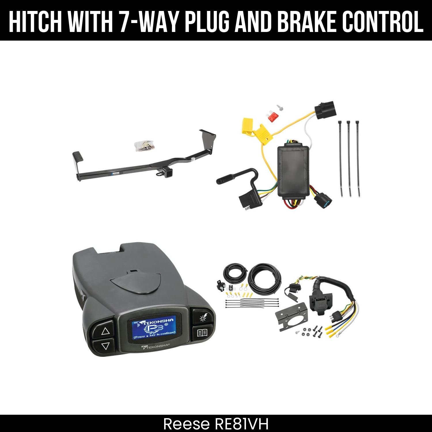 Trailer Hitch , 7-Way , Tekonsha Prodigy P3 Brake Control