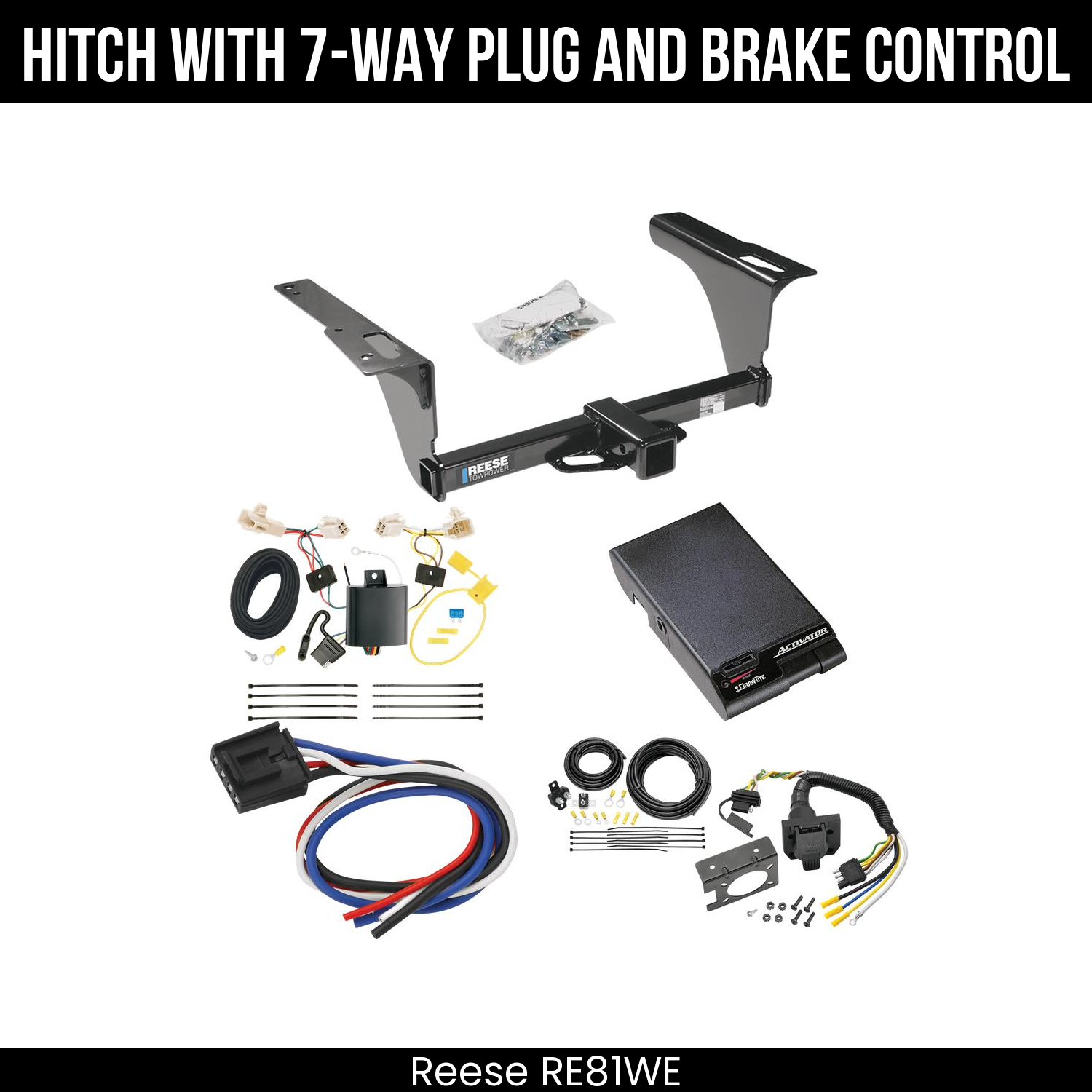 Trailer Hitch , 7-Way , Draw-Tite Activator Brake Control