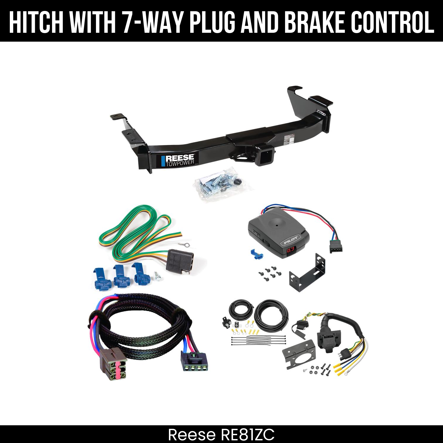Trailer Hitch , 7-Way , Pro Series Pilot Brake Control