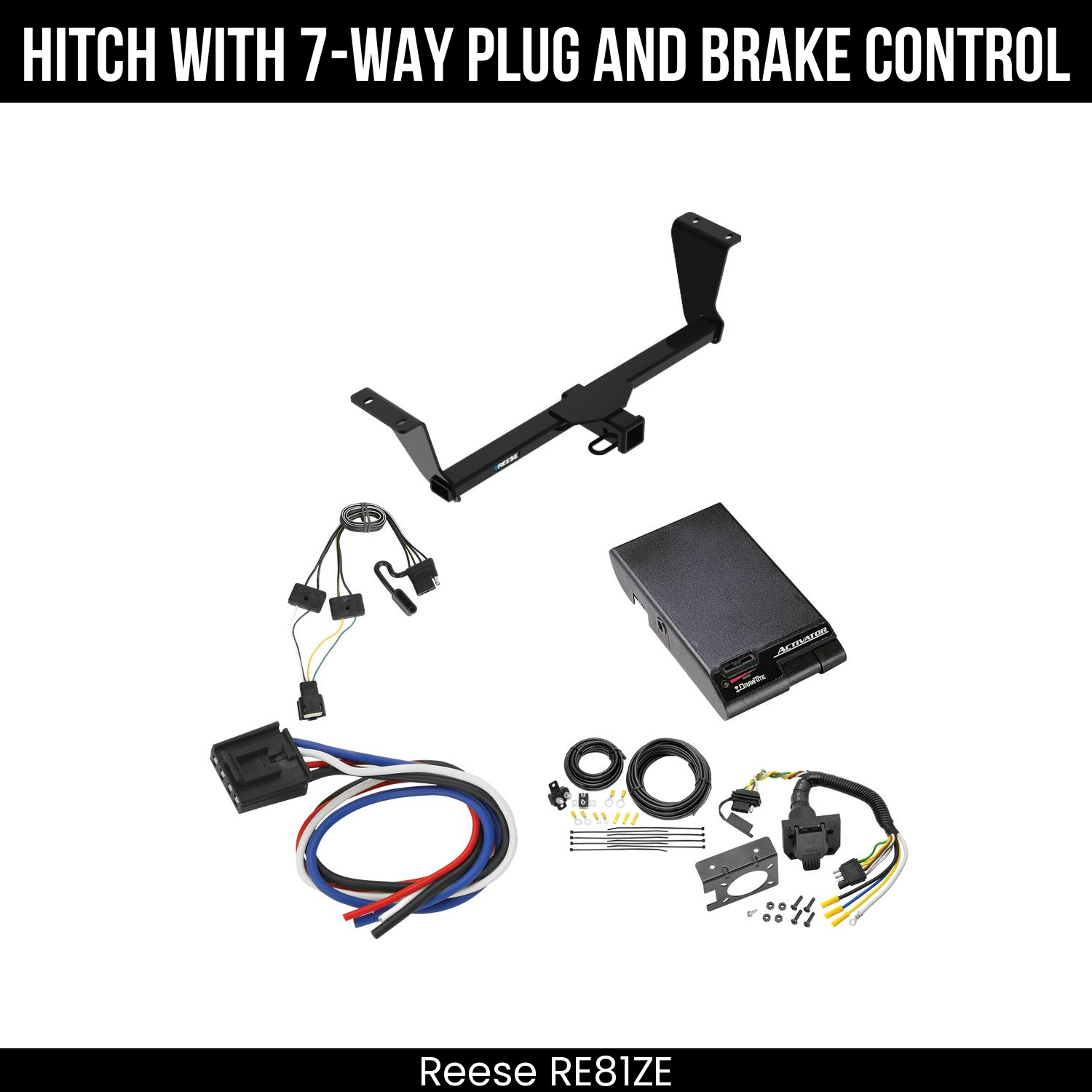 Trailer Hitch , 7-Way , Draw-Tite Activator Brake Control