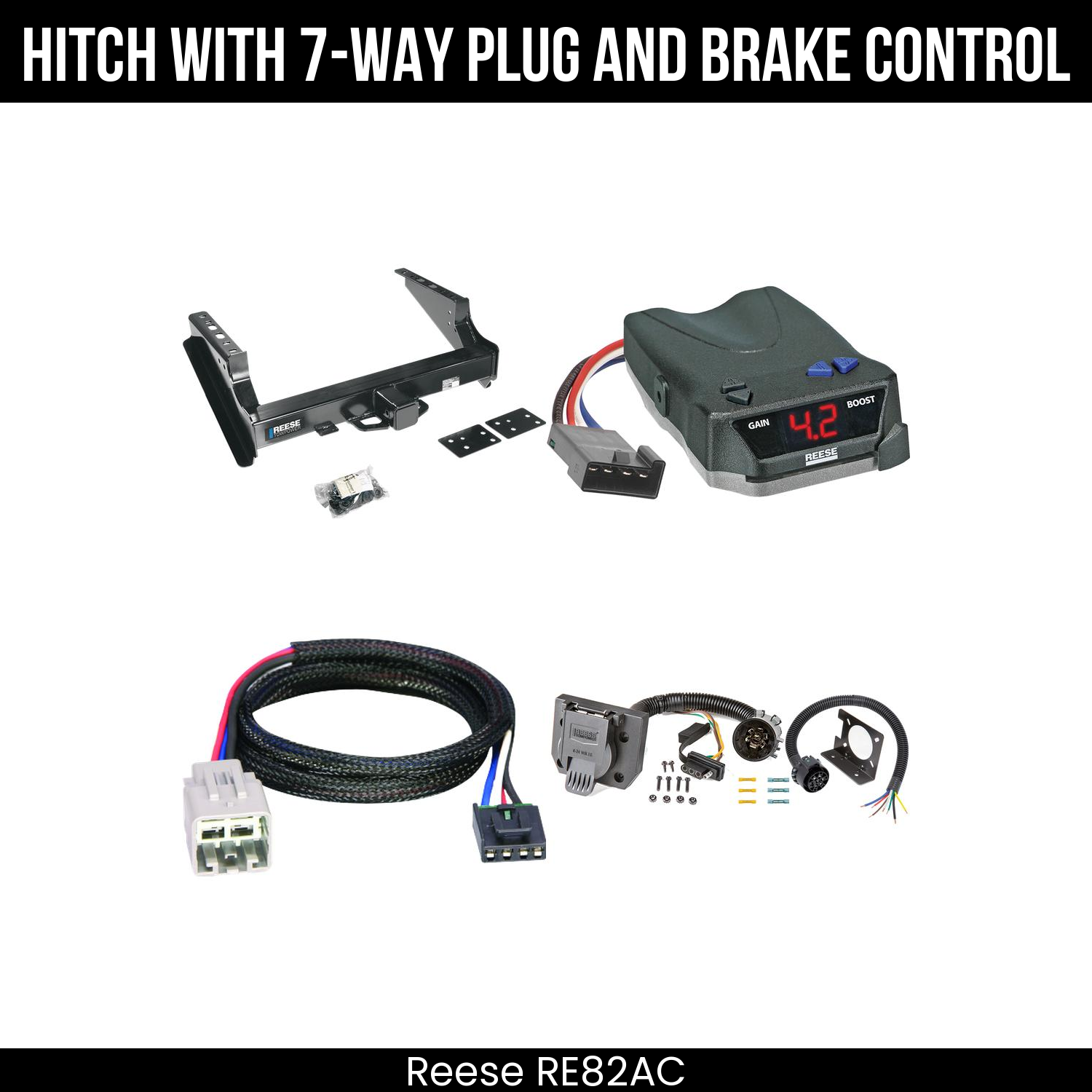 Trailer Hitch , 7-Way , Reese Brake EVN Control