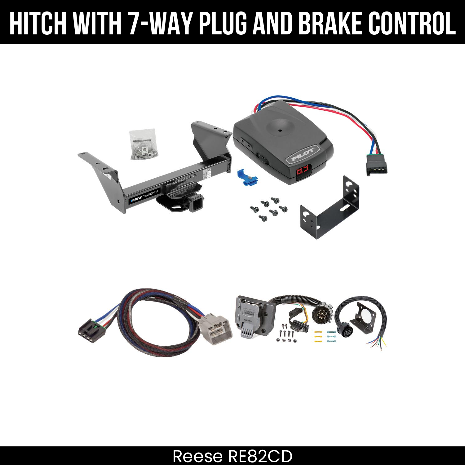 Trailer Hitch , 7-Way , Pro Series Pilot Brake Control