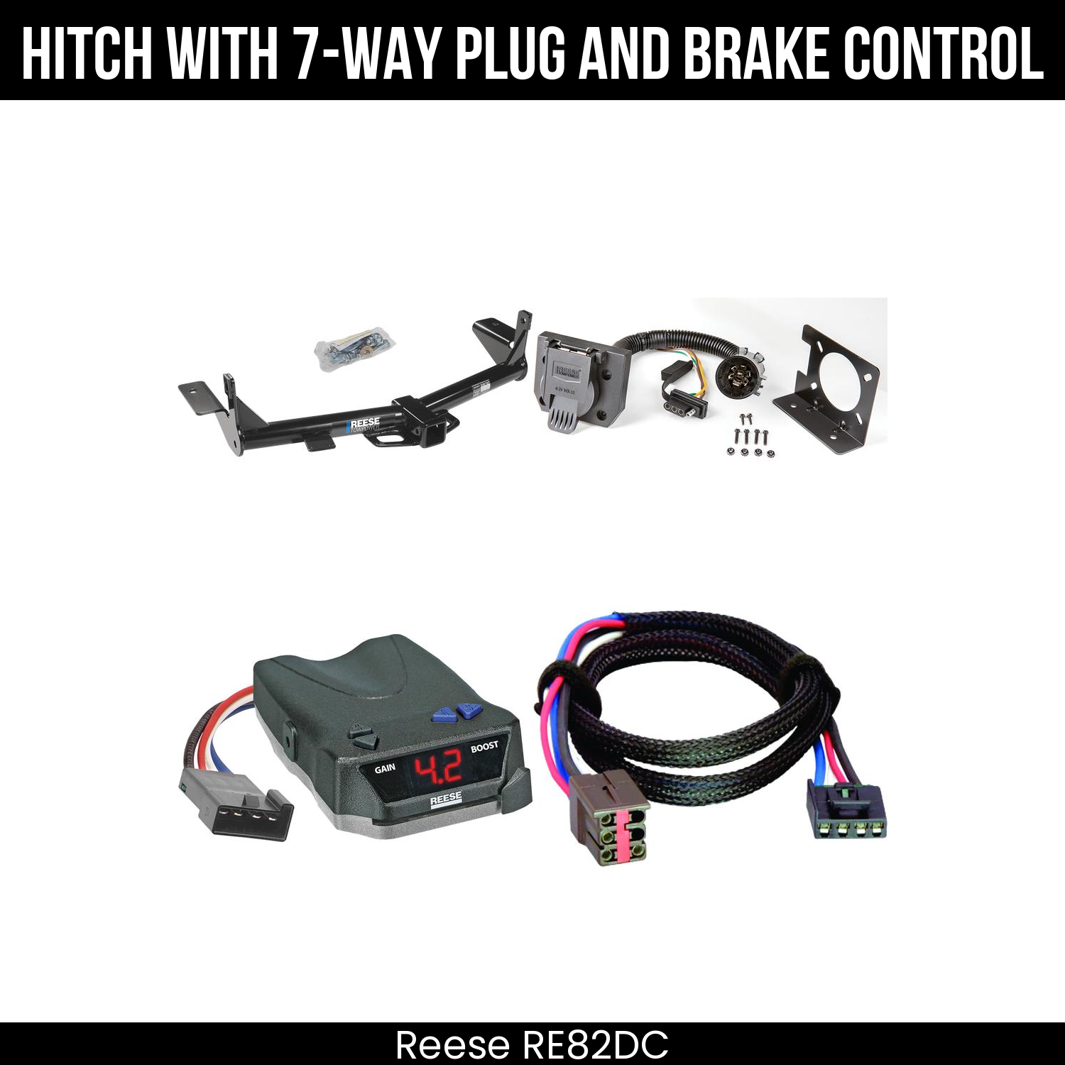 Trailer Hitch , 7-Way , Reese Brake EVN Control