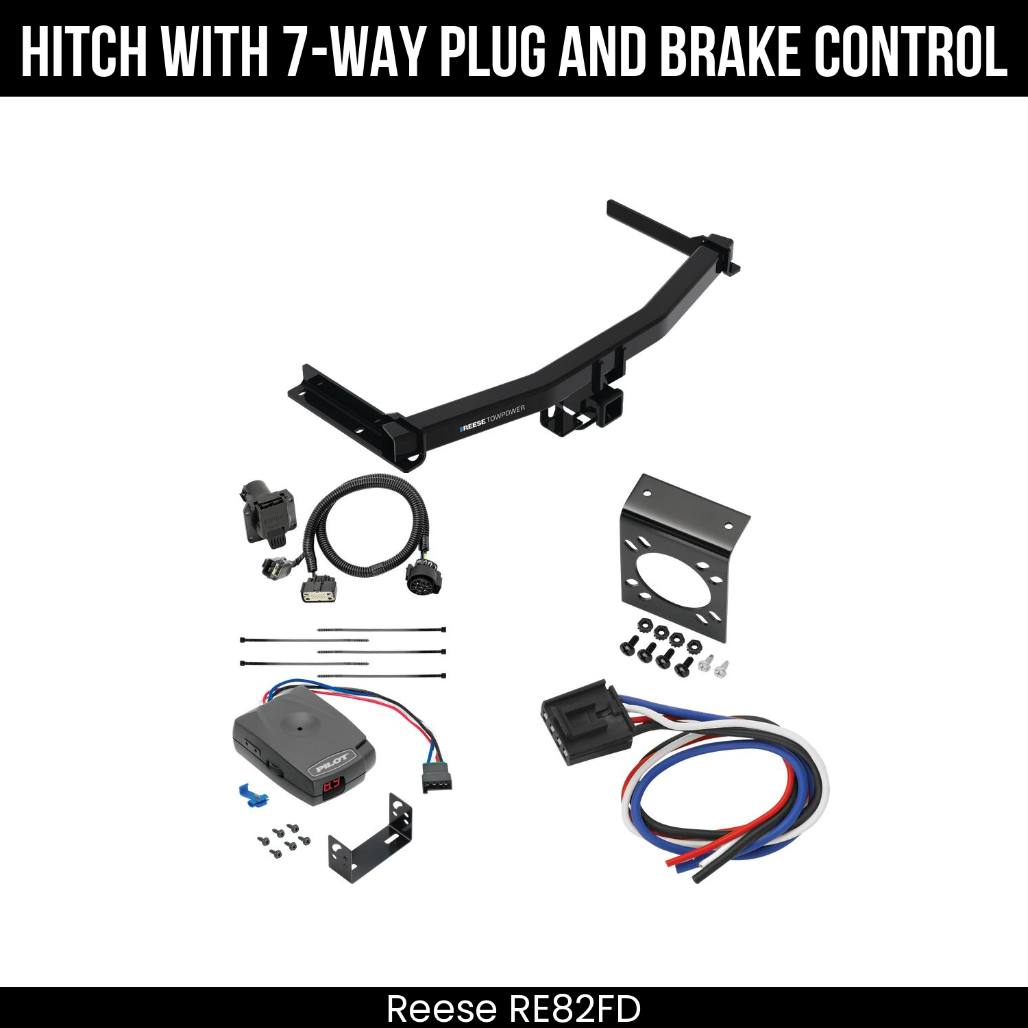 Trailer Hitch , 7-Way , Pro Series Pilot Brake Control