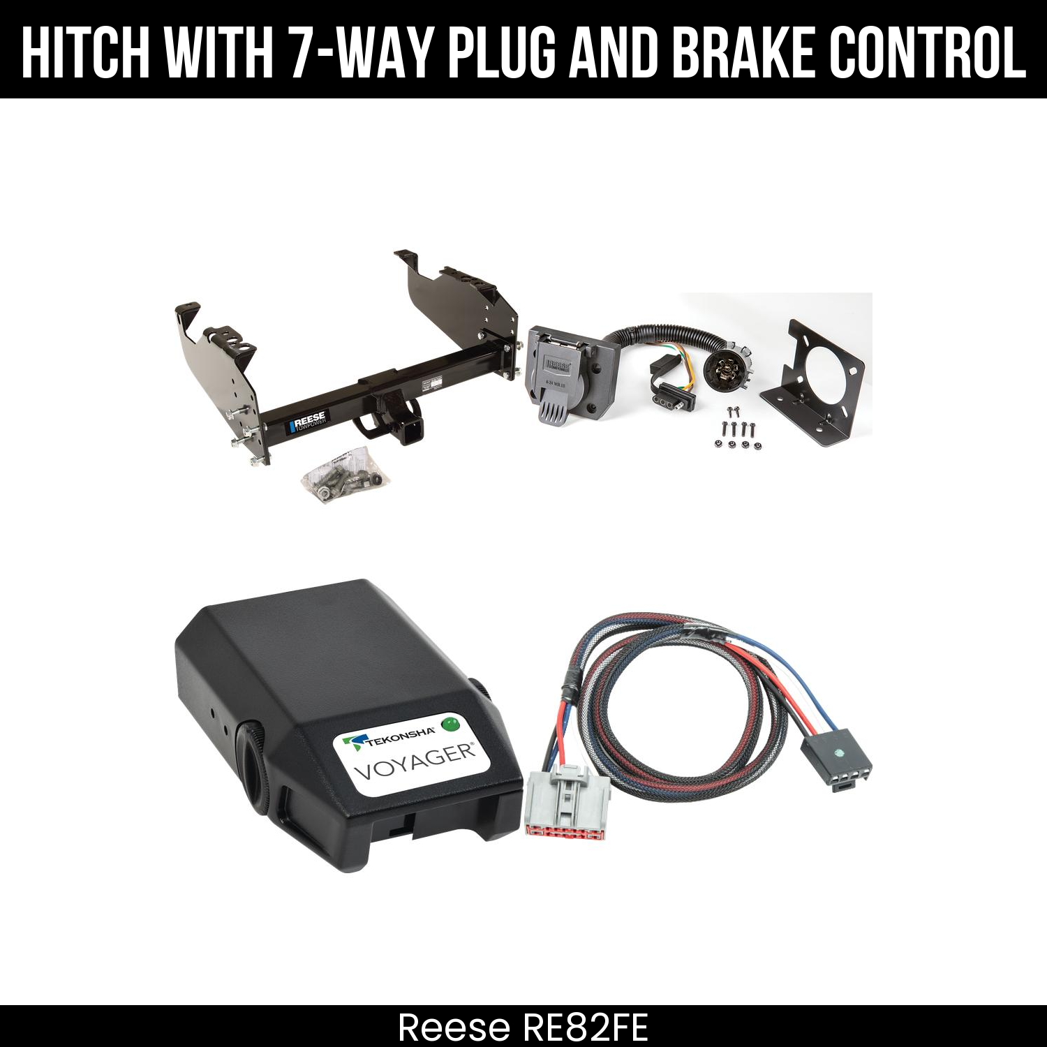 Trailer Hitch , 7-Way , Tekonsha Voyager Brake Control