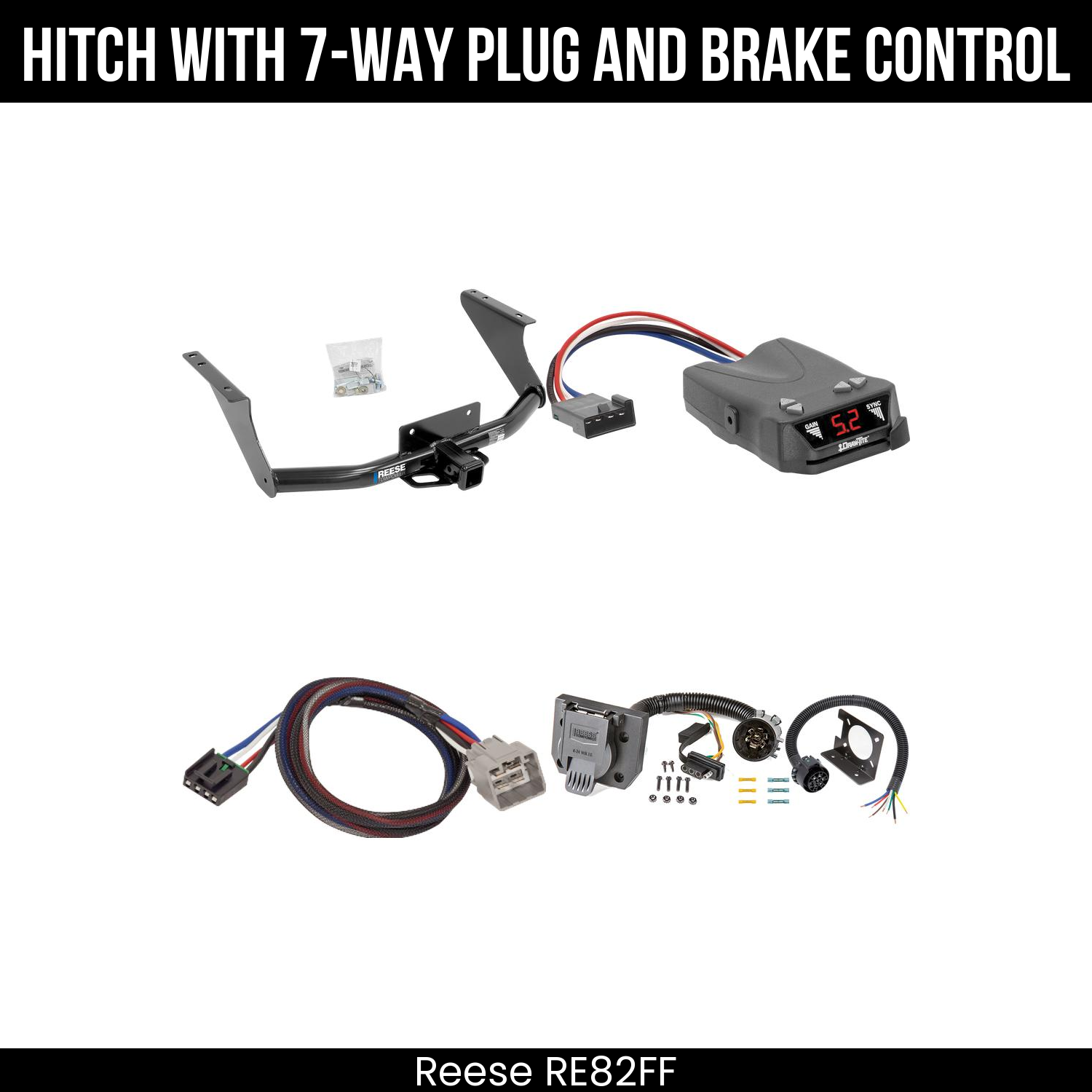 Trailer Hitch , 7-Way , Draw-Tite Activator IV Brake Control