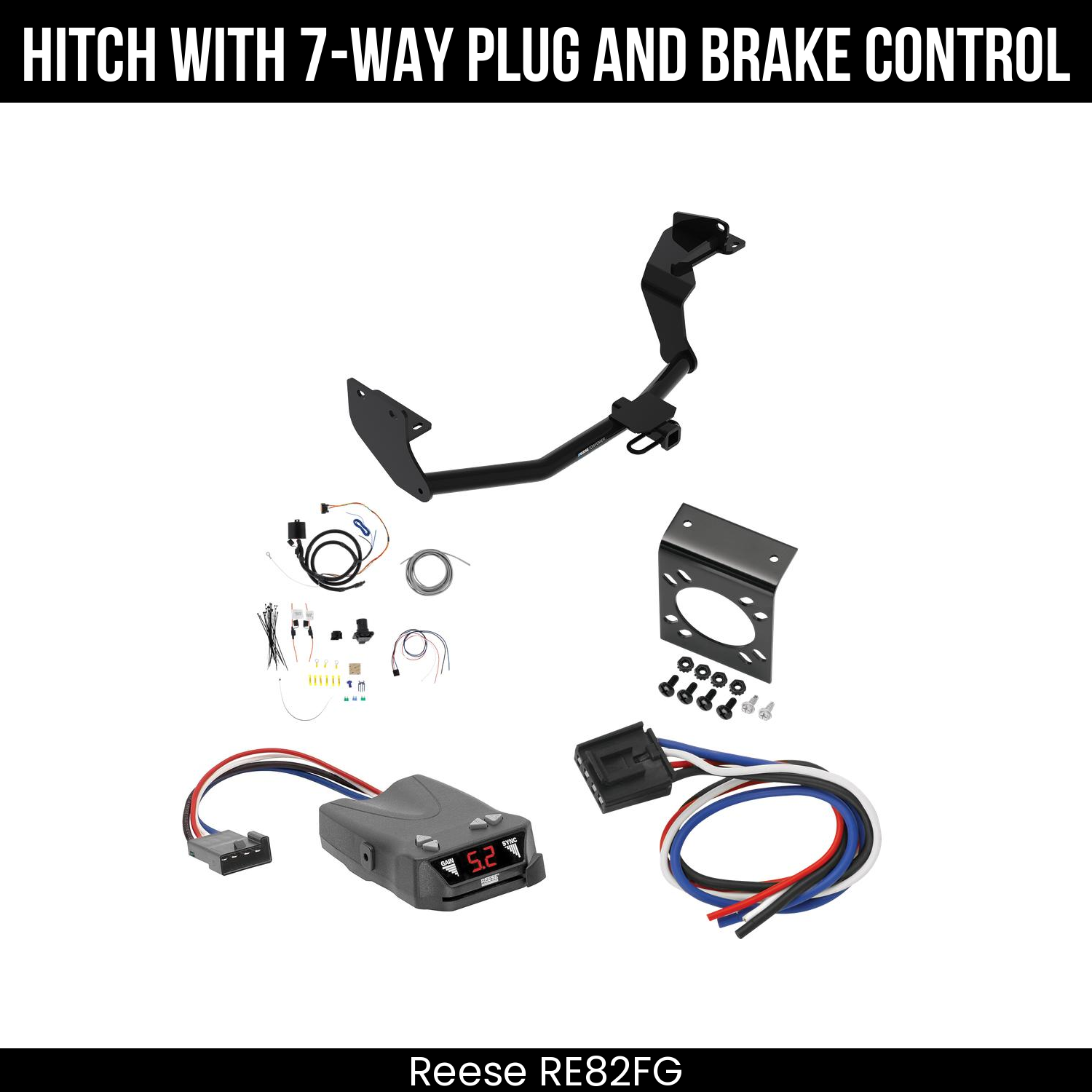 Trailer Hitch , 7-Way , Reese Brakeman IV Brake Control