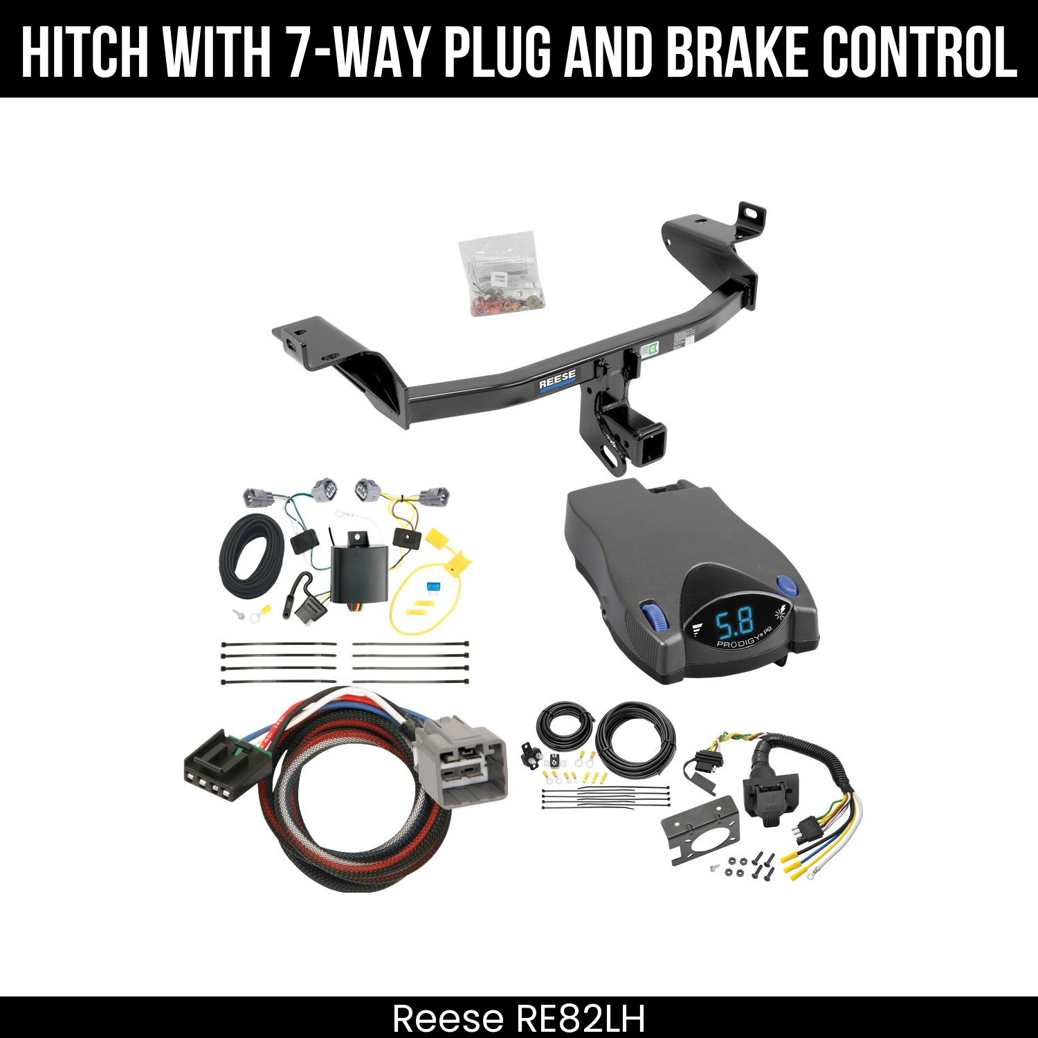 Trailer Hitch , 7-Way , Tekonsha Prodigy P2 Brake Control