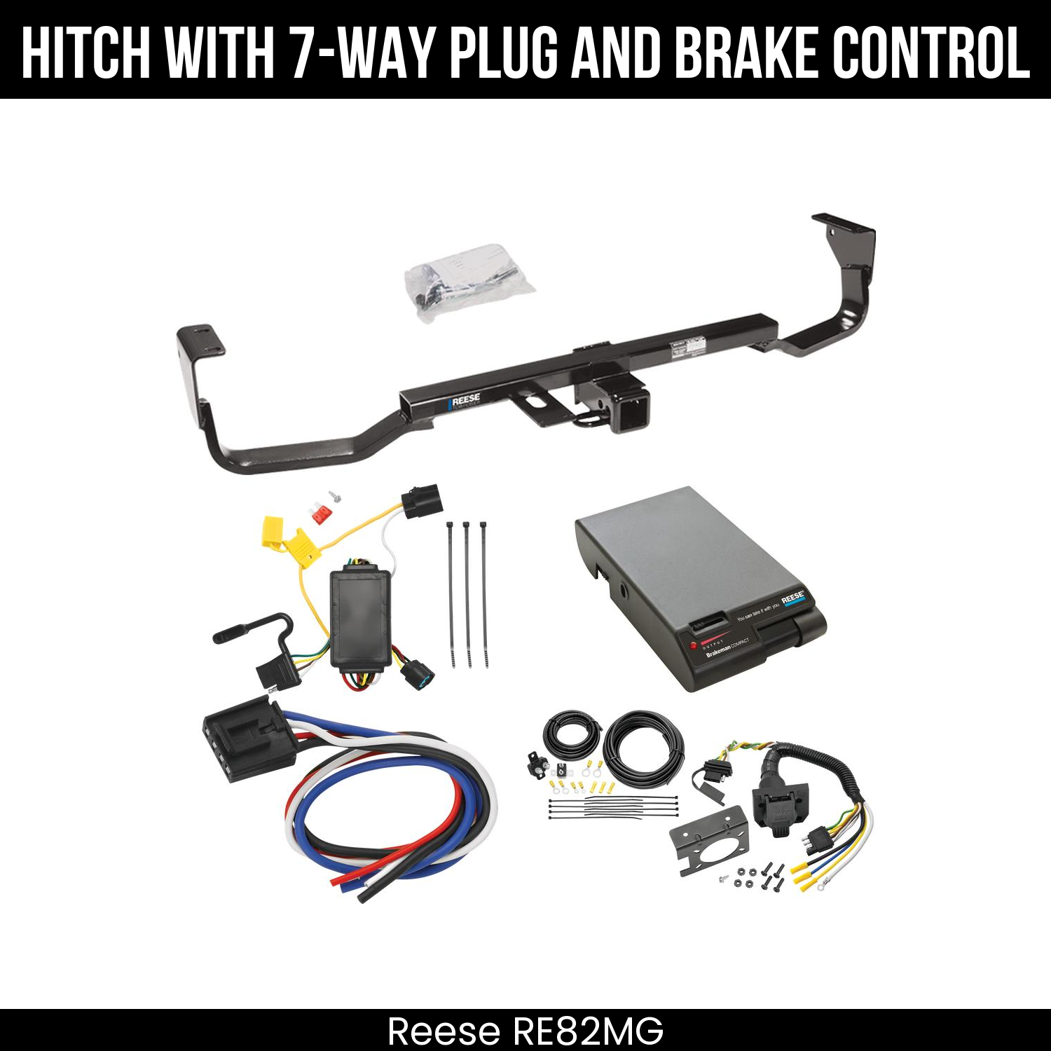 Trailer Hitch , 7-Way , Reese Brakeman Brake Control
