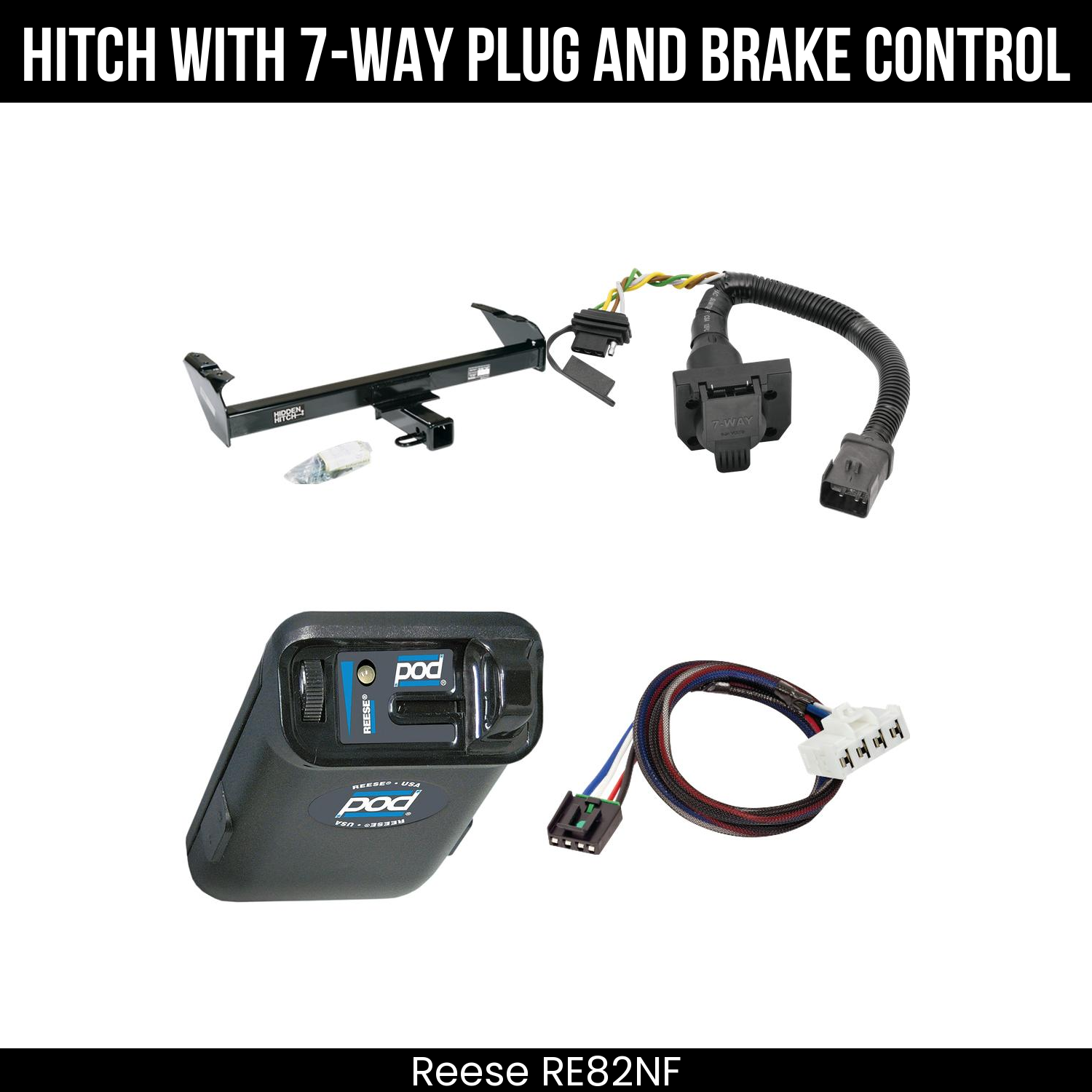 Trailer Hitch , 7-Way , Reese POD Brake Control