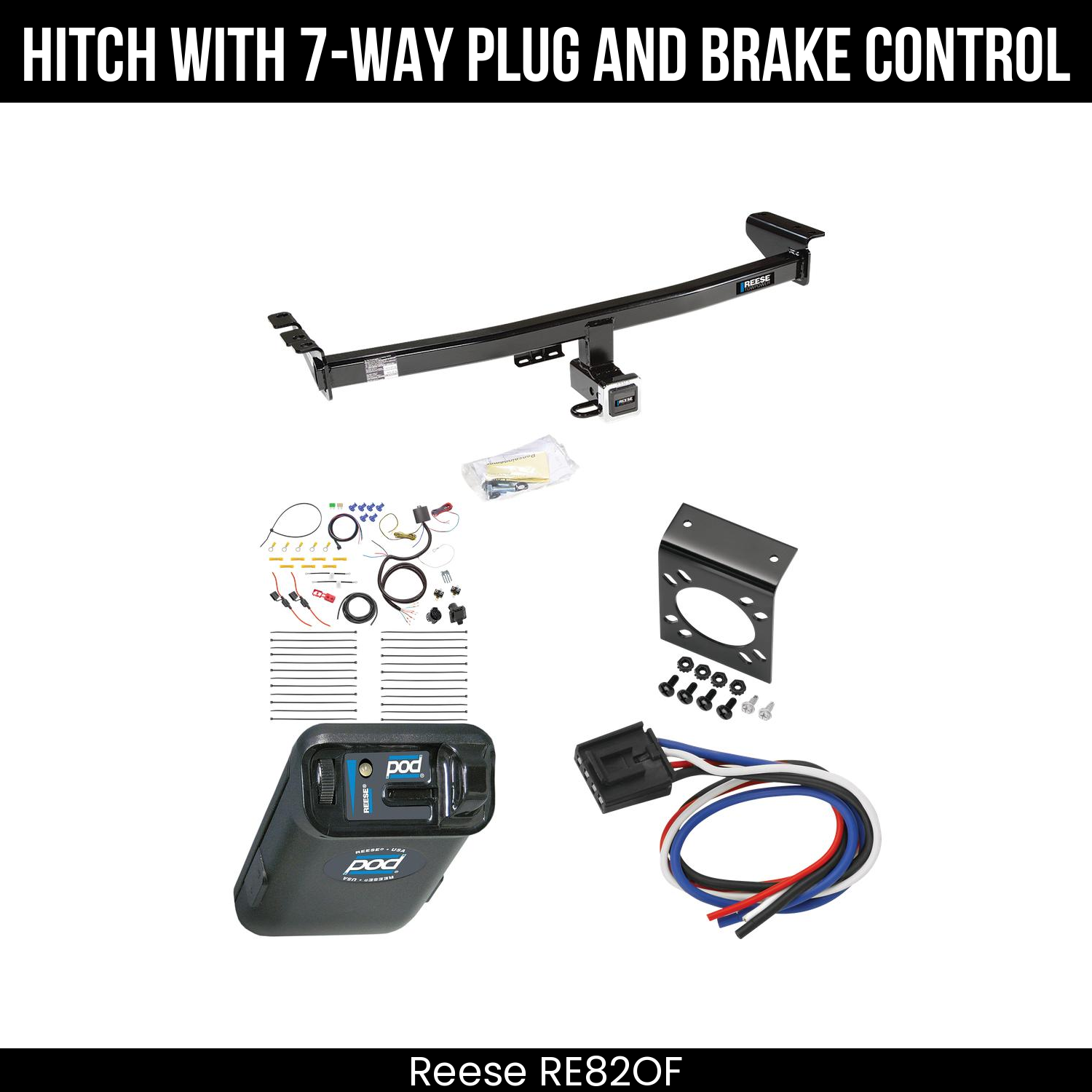 Trailer Hitch , 7-Way , Reese POD Brake Control