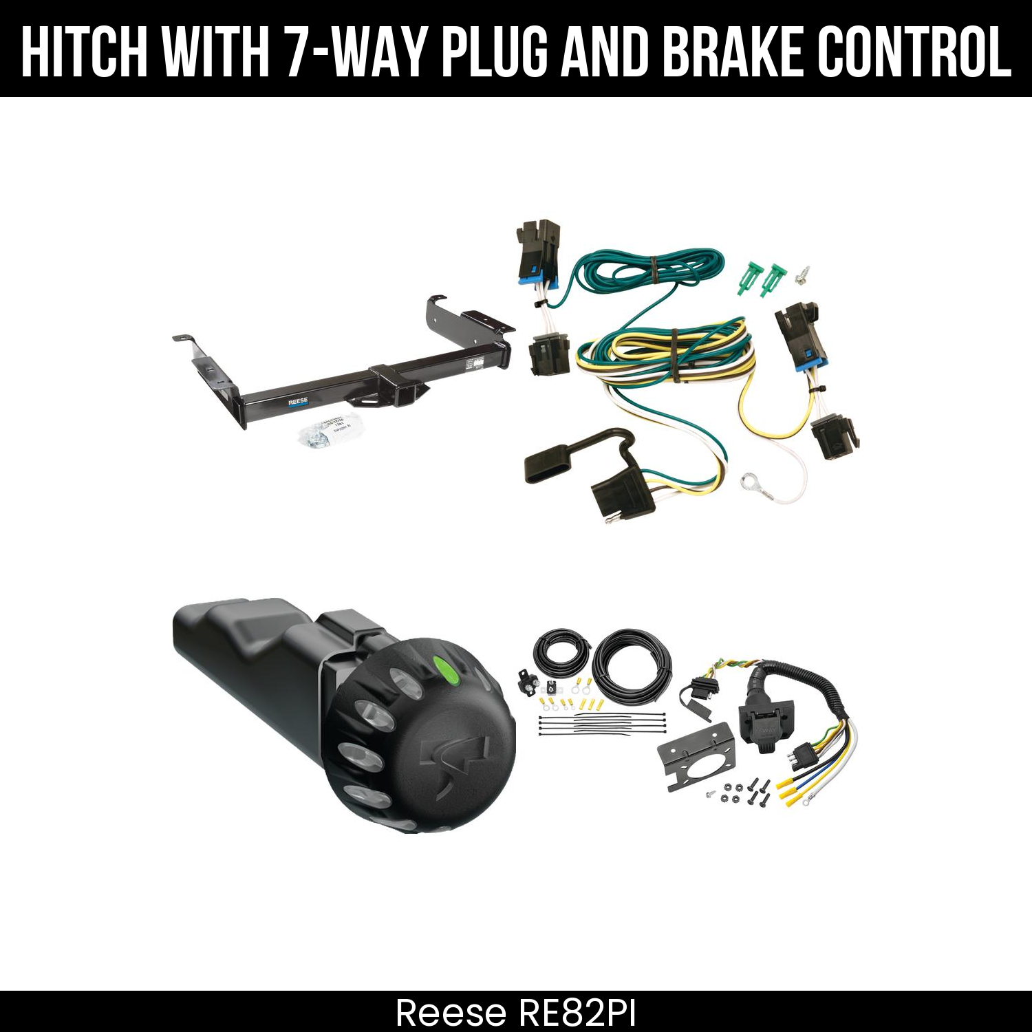 Trailer Hitch , 7-Way , Tekonsha Voyager iD Smart Brake Control