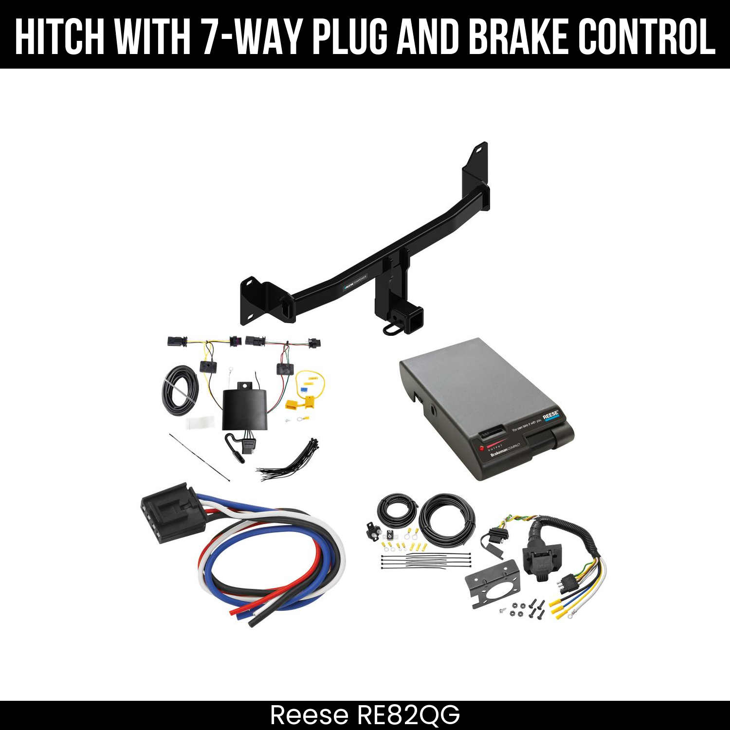 Trailer Hitch , 7-Way , Reese Brakeman Brake Control
