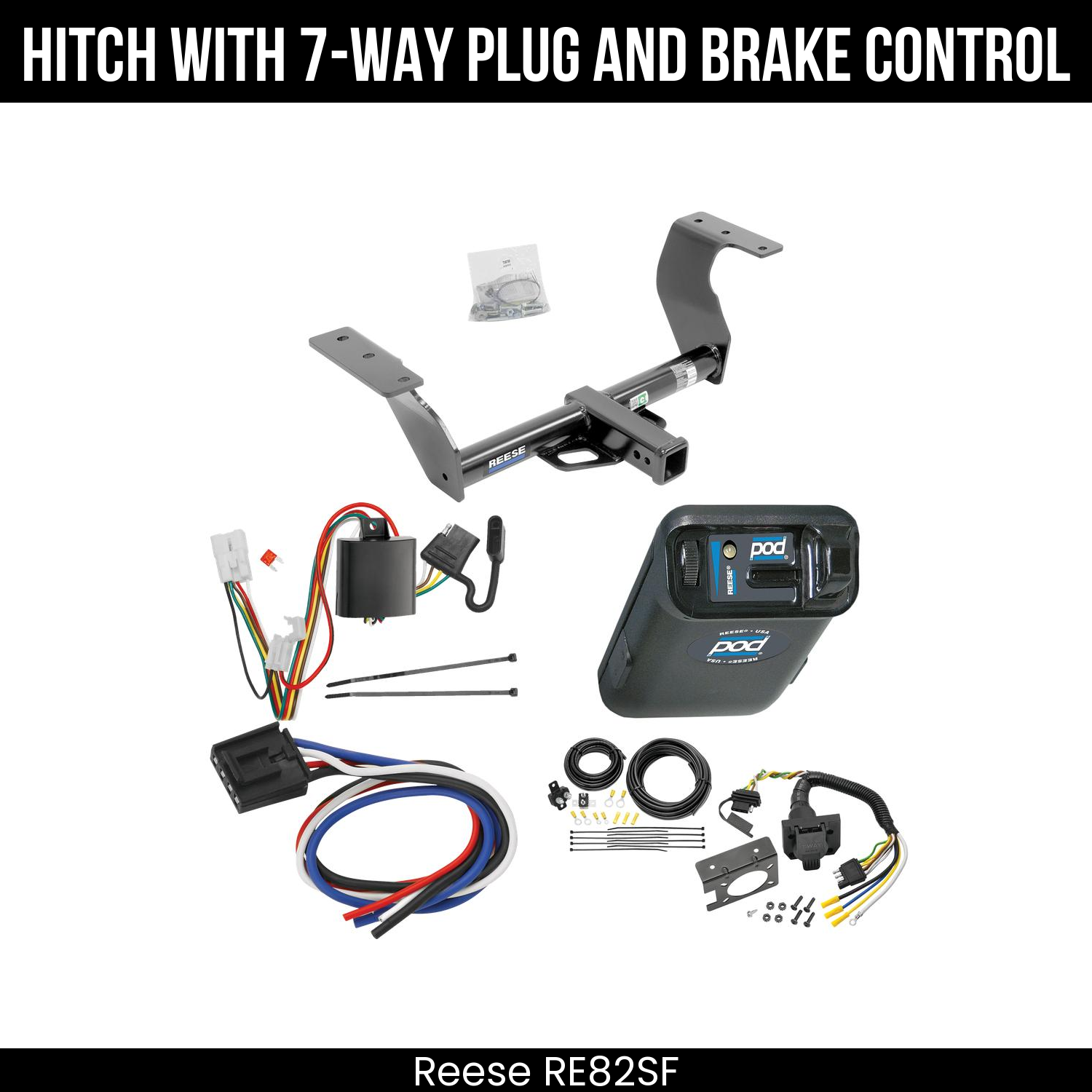 Trailer Hitch , 7-Way , Reese POD Brake Control