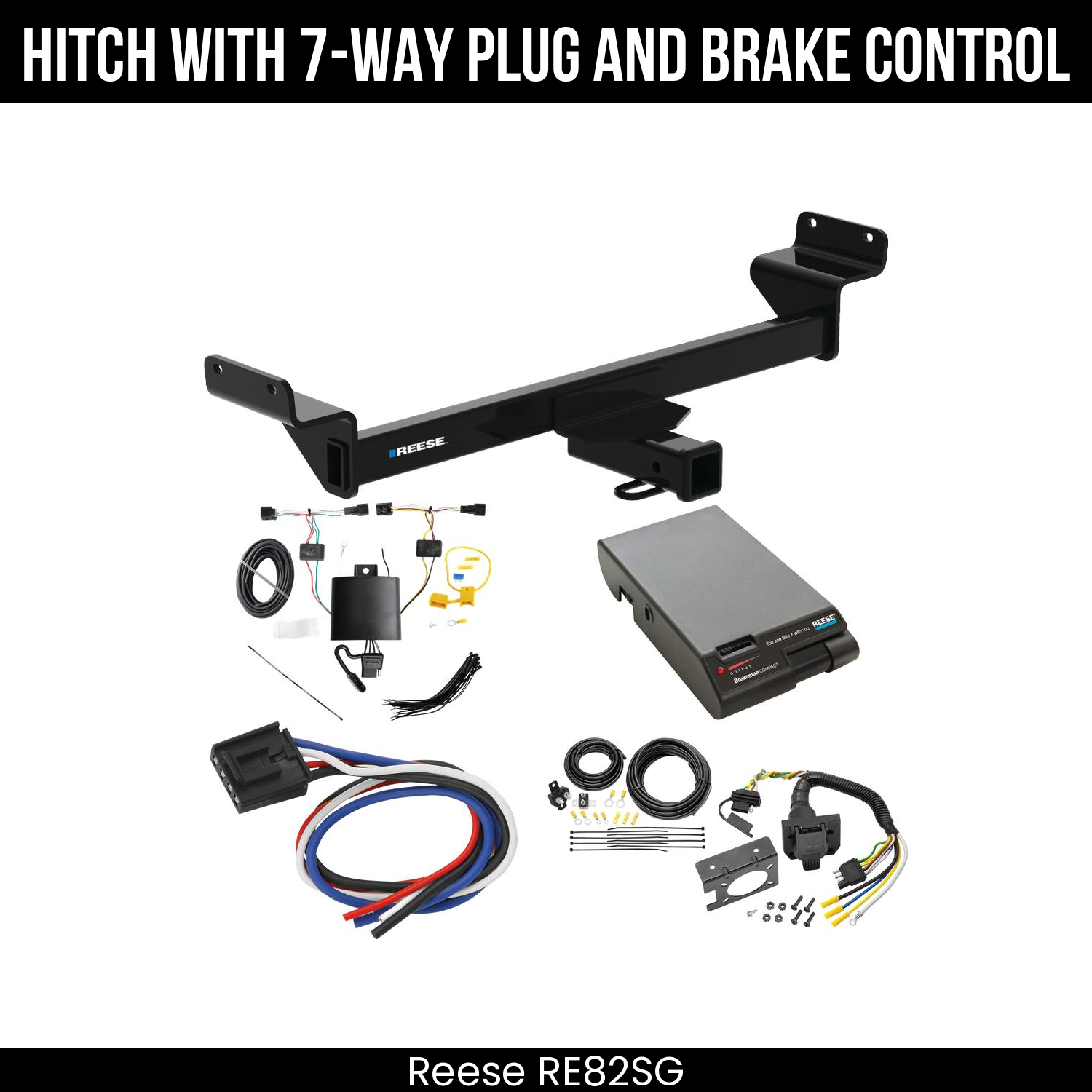 Trailer Hitch , 7-Way , Reese Brakeman Brake Control
