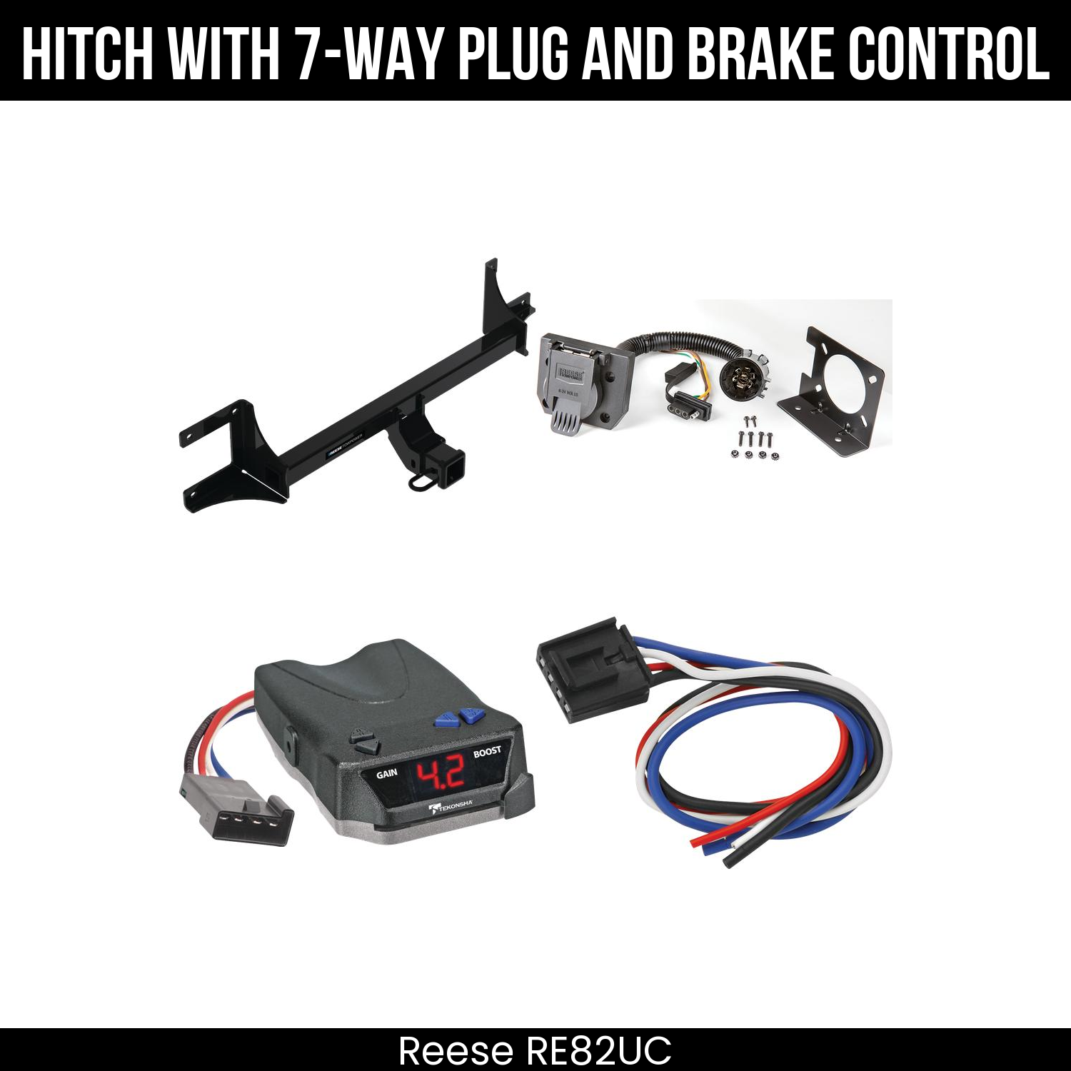 Trailer Hitch , 7-Way , Tekonsha Brake EVN Control