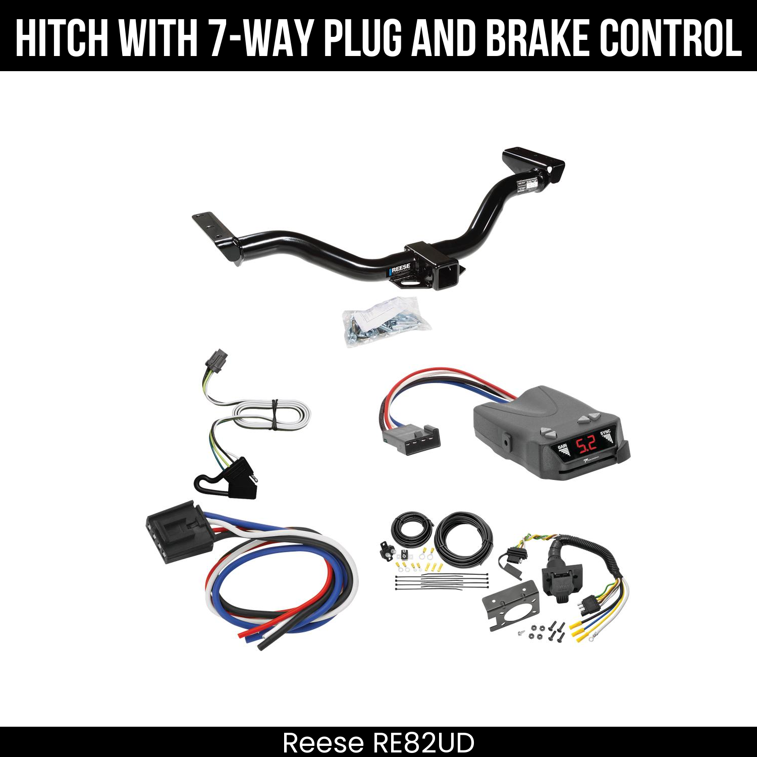 Trailer Hitch , 7-Way , Tekonsha Brakeman IV Brake Control