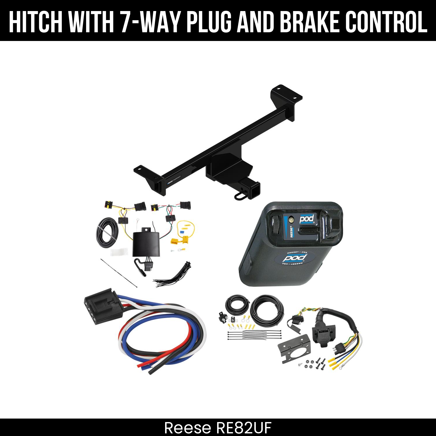 Trailer Hitch , 7-Way , Reese POD Brake Control