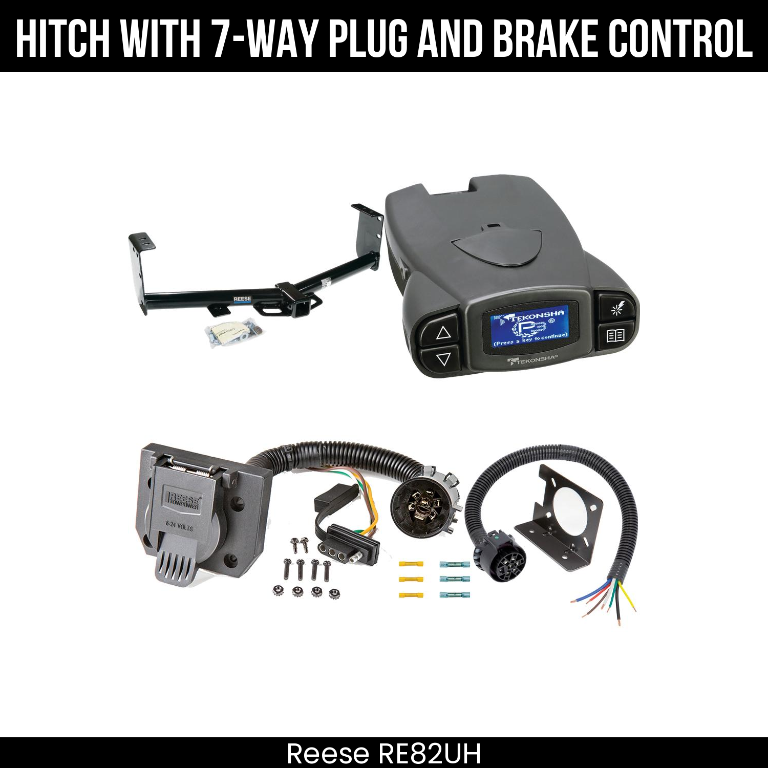 Trailer Hitch , 7-Way , Tekonsha Prodigy P3 Brake Control
