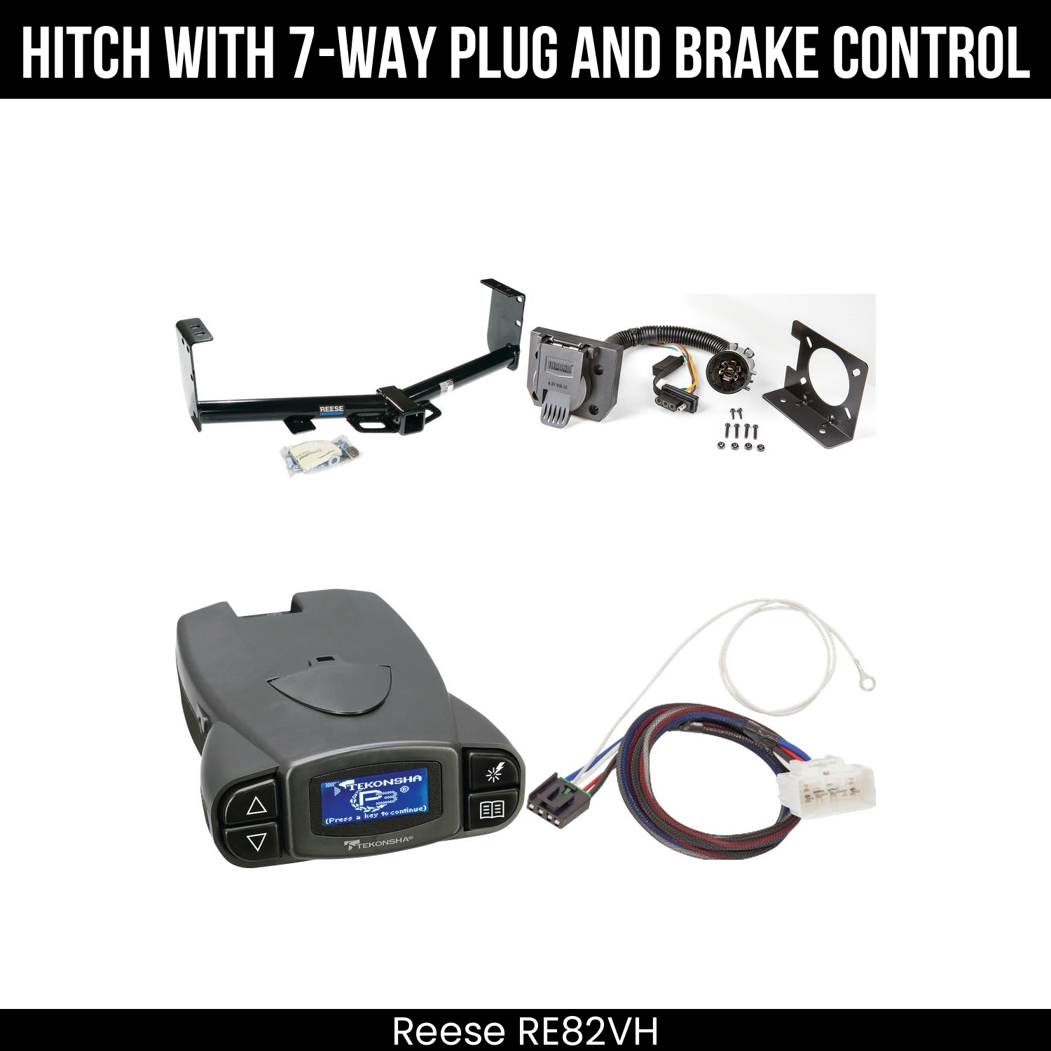 Trailer Hitch , 7-Way , Tekonsha Prodigy P3 Brake Control