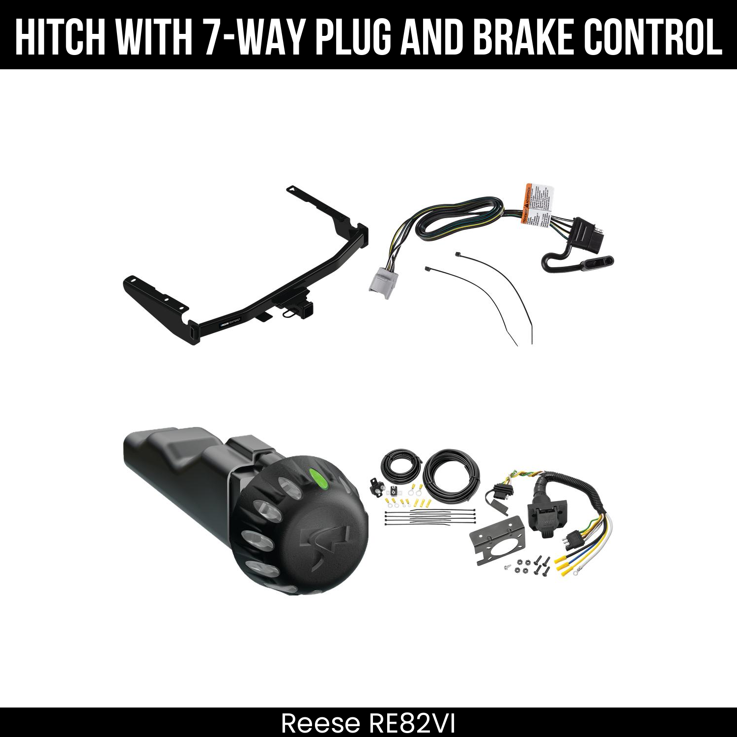 Trailer Hitch , 7-Way , Tekonsha Voyager iD Smart Brake Control