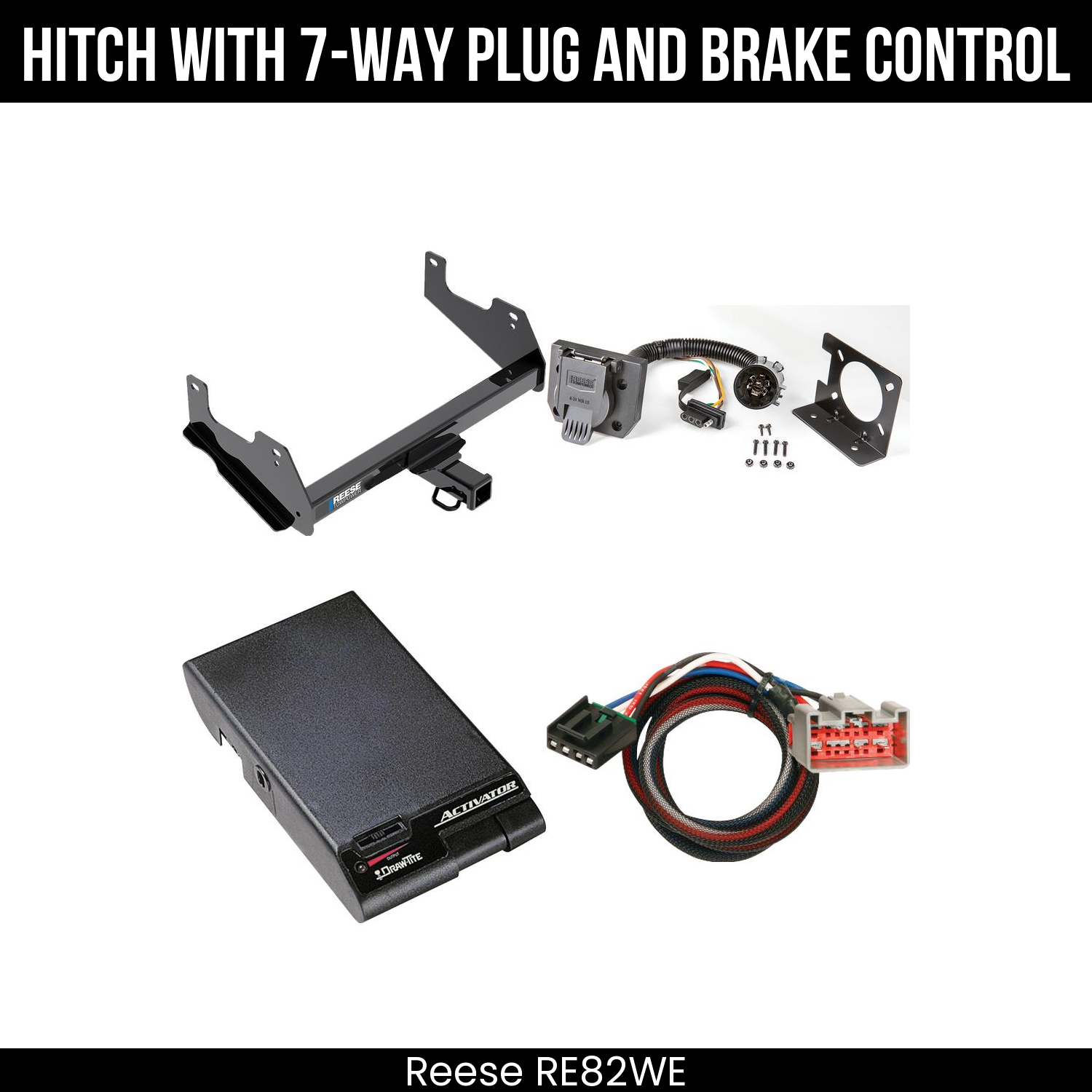 Trailer Hitch , 7-Way , Draw-Tite Activator Brake Control