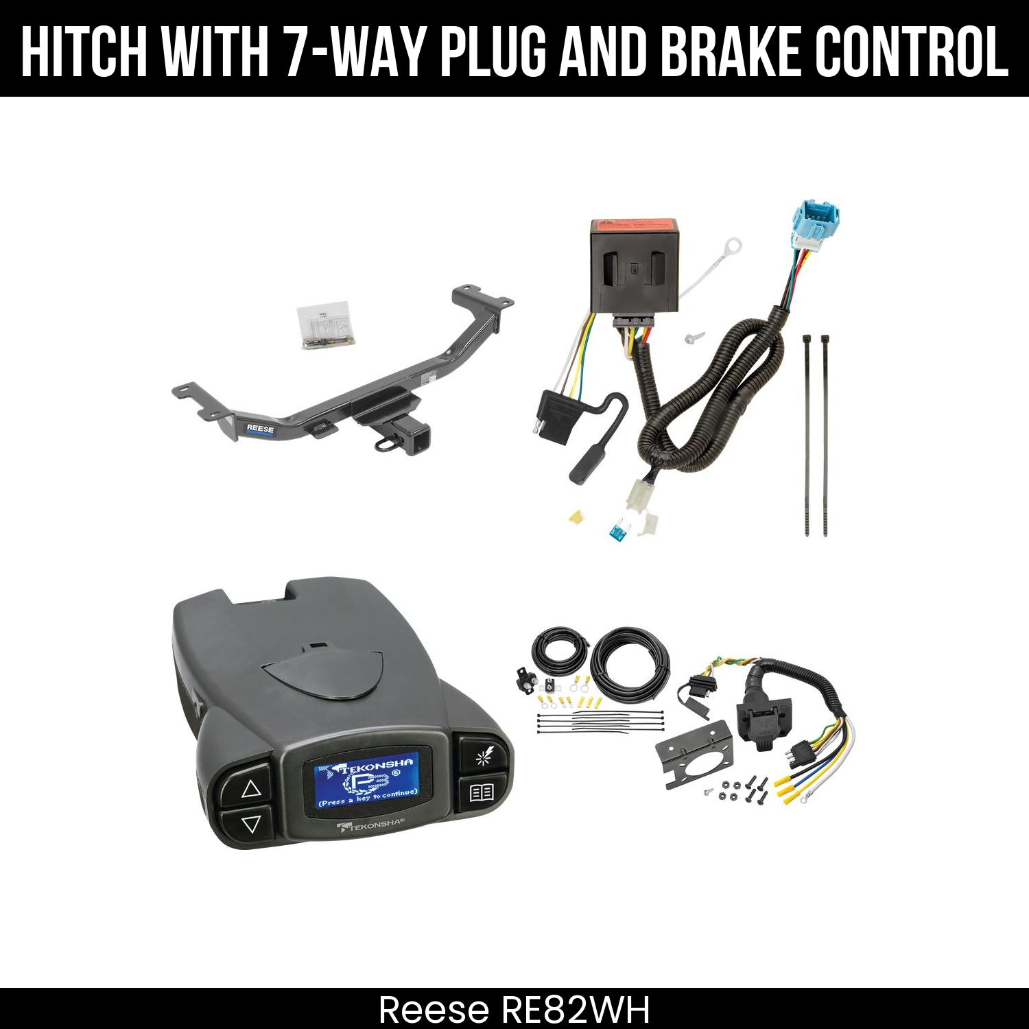 Trailer Hitch , 7-Way , Tekonsha Prodigy P3 Brake Control